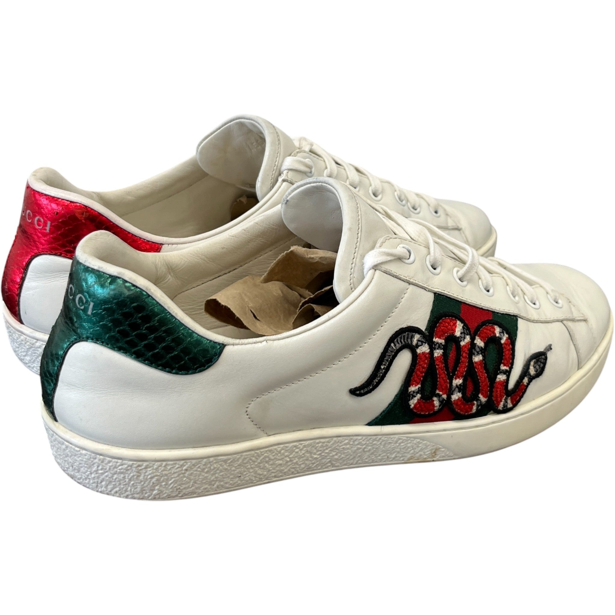 Men's Kingsnake Ace Low Trainers White Size EU 43.5 / UK 9.5