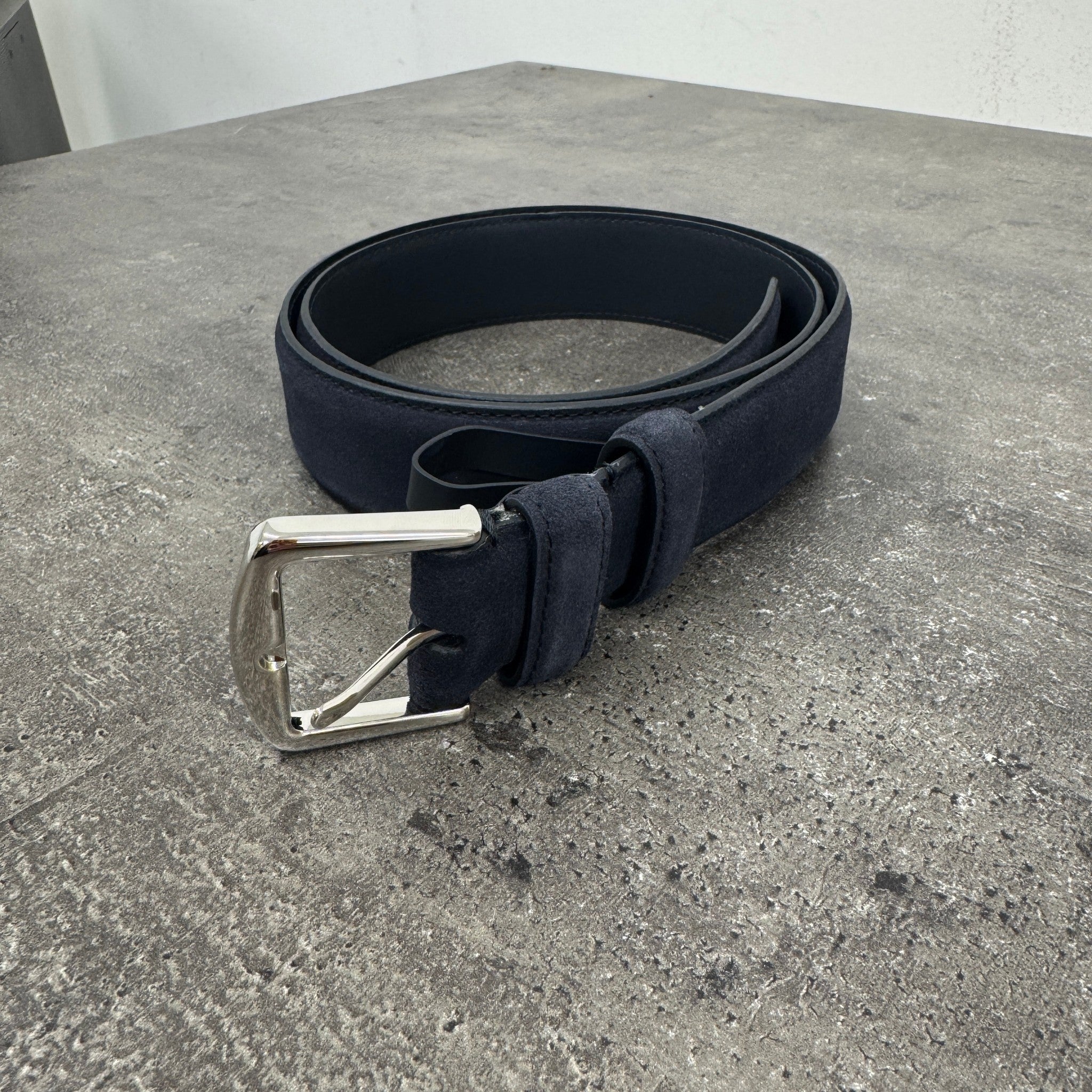 Men's Alsavel Belt Navy Size Waist 34"
