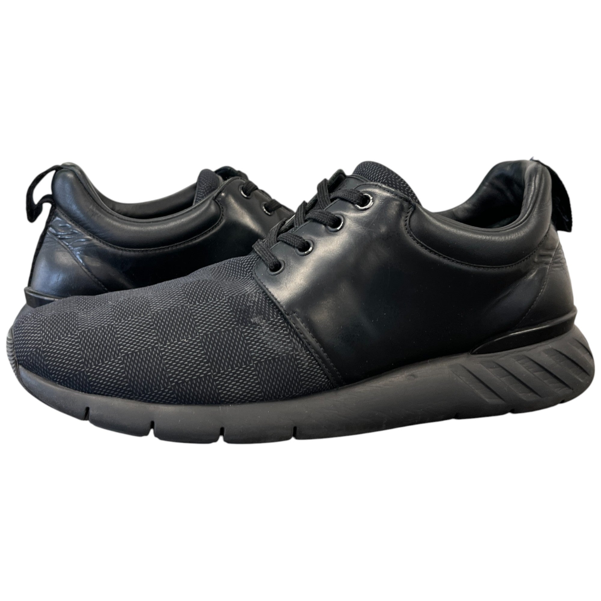 Men's Damier Fastlane Low Trainers Black Size EU 42.5 / UK 8.5