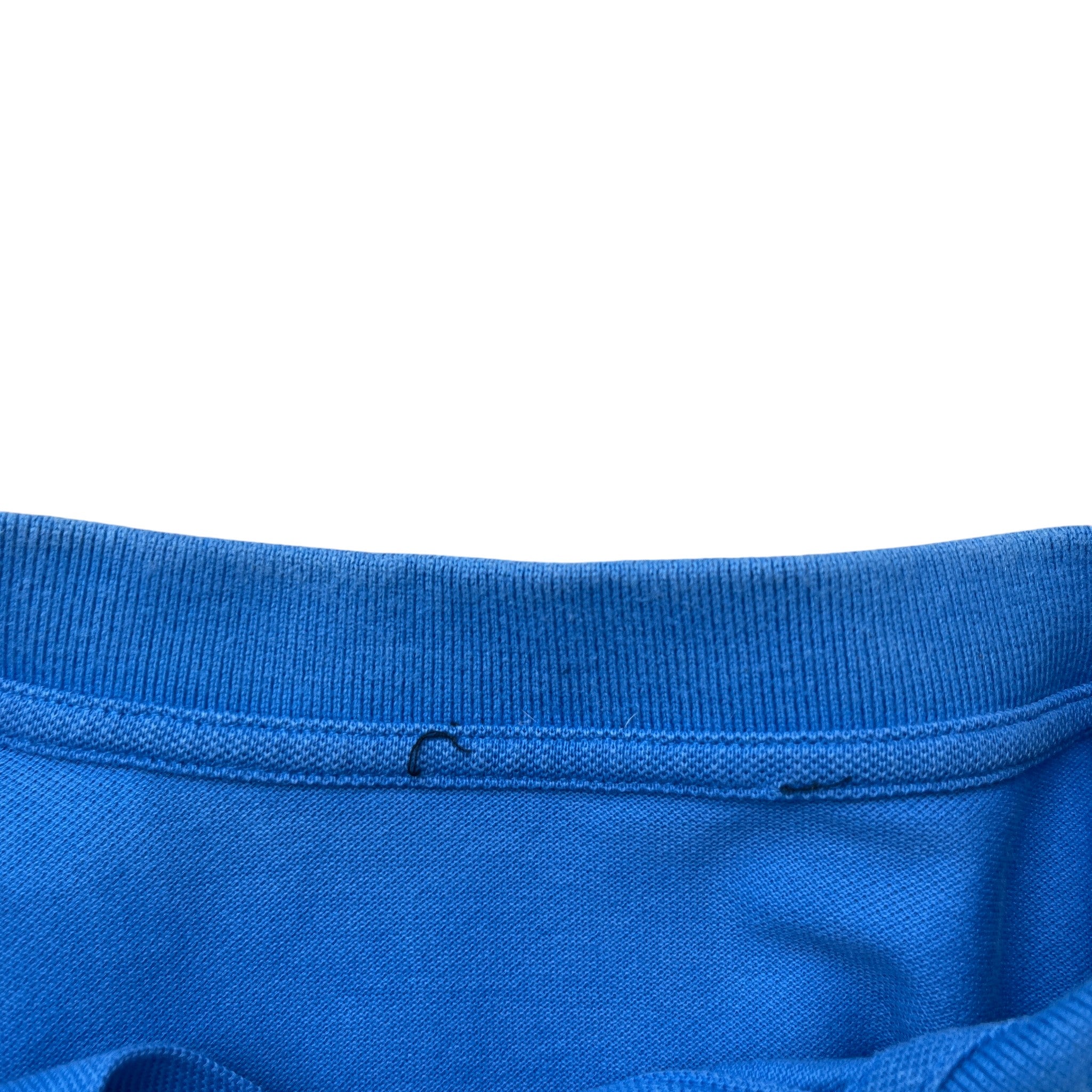 Men's Tab Logo Polo Shirt Blue Size XL