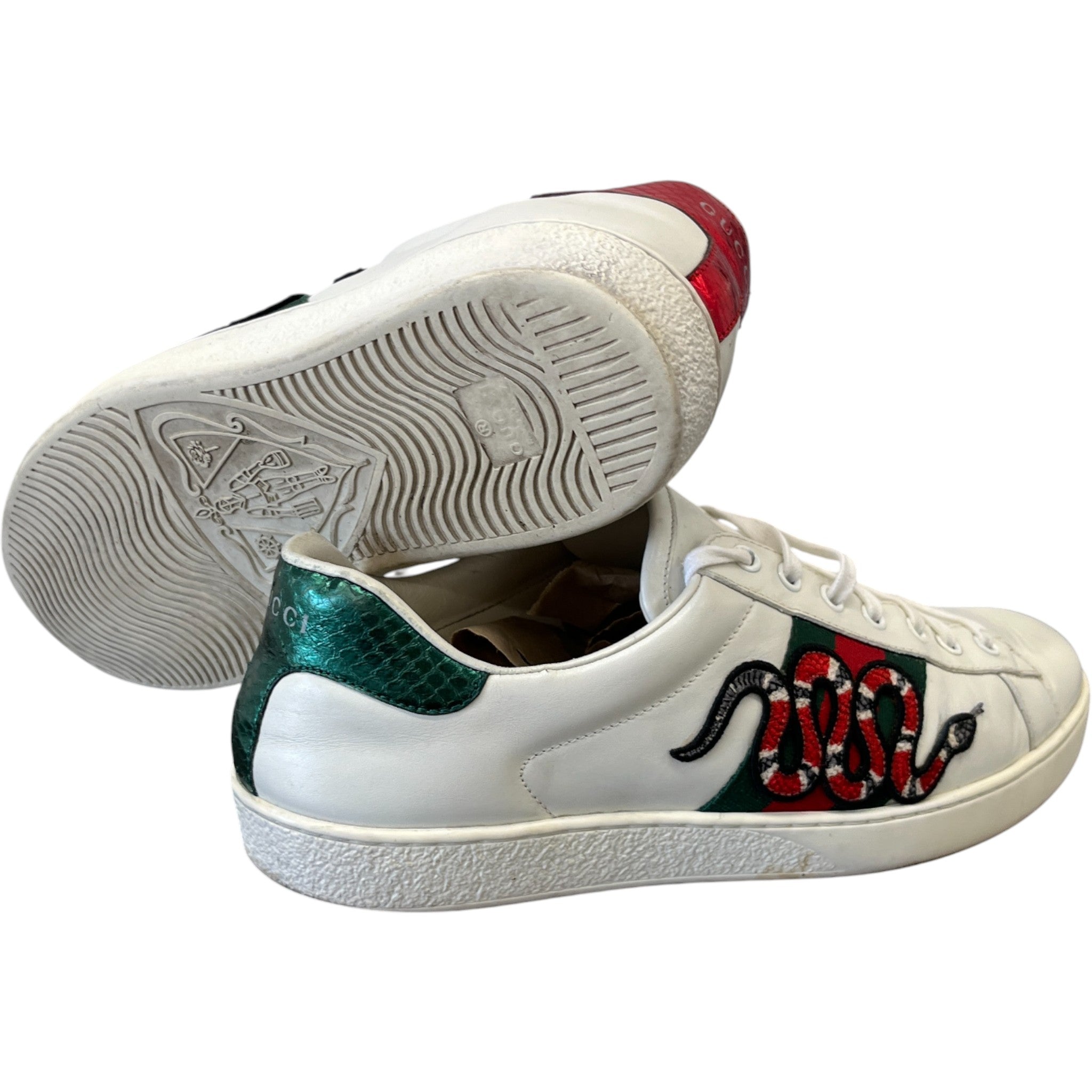 Men's Kingsnake Ace Low Trainers White Size EU 43.5 / UK 9.5