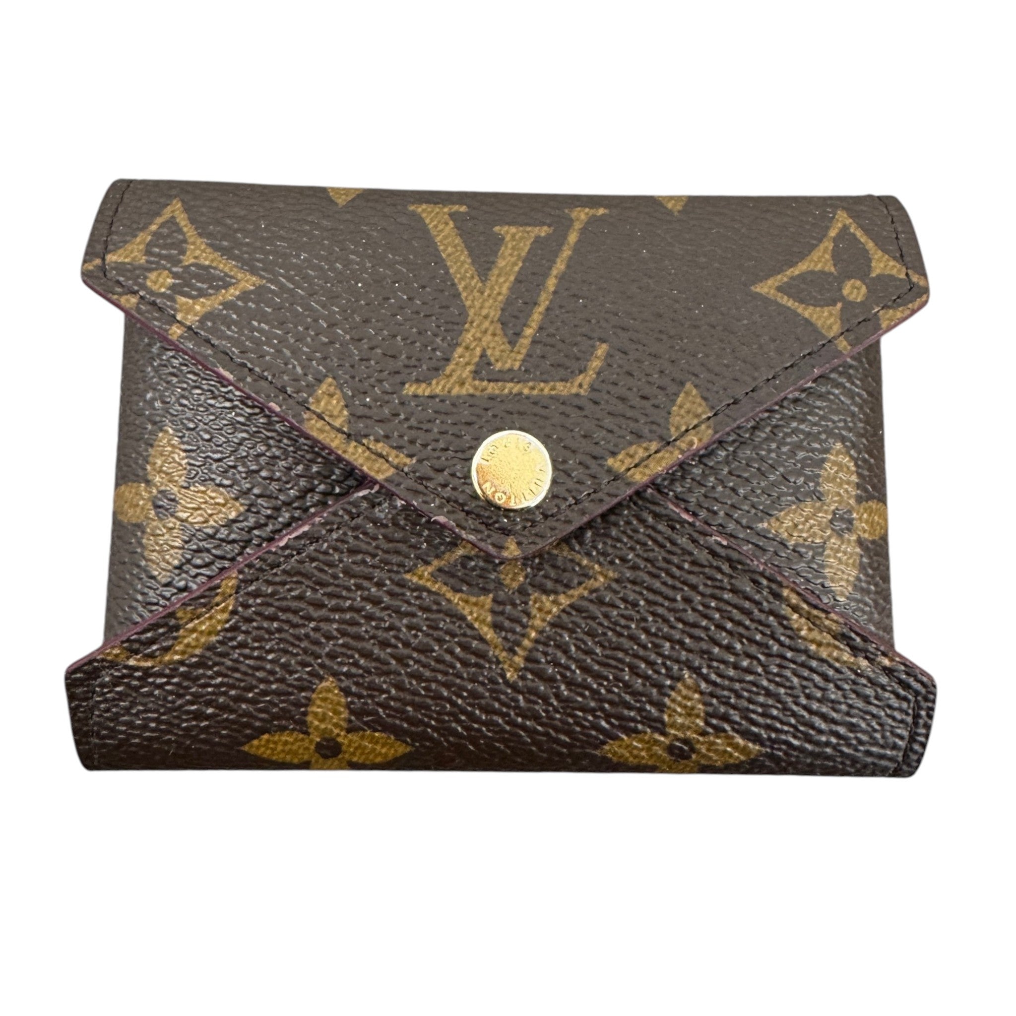 Women's Small Monogram Canvas Kirigami Wallet Brown
