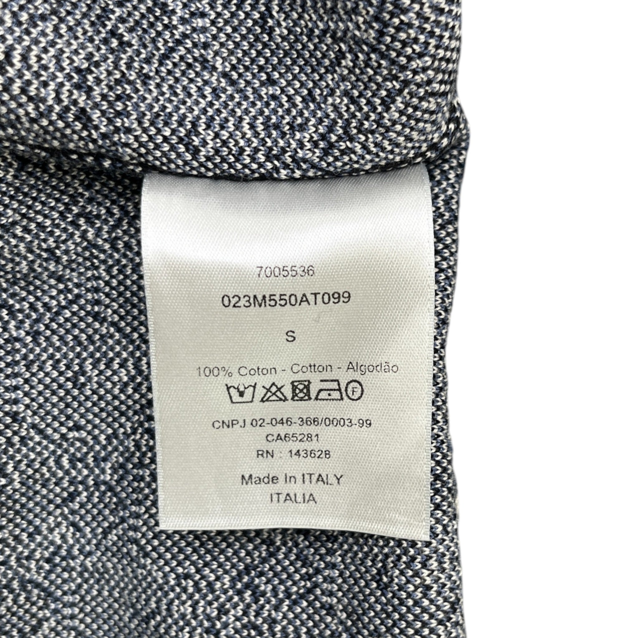 Men's Oblique Shirt Navy Size S