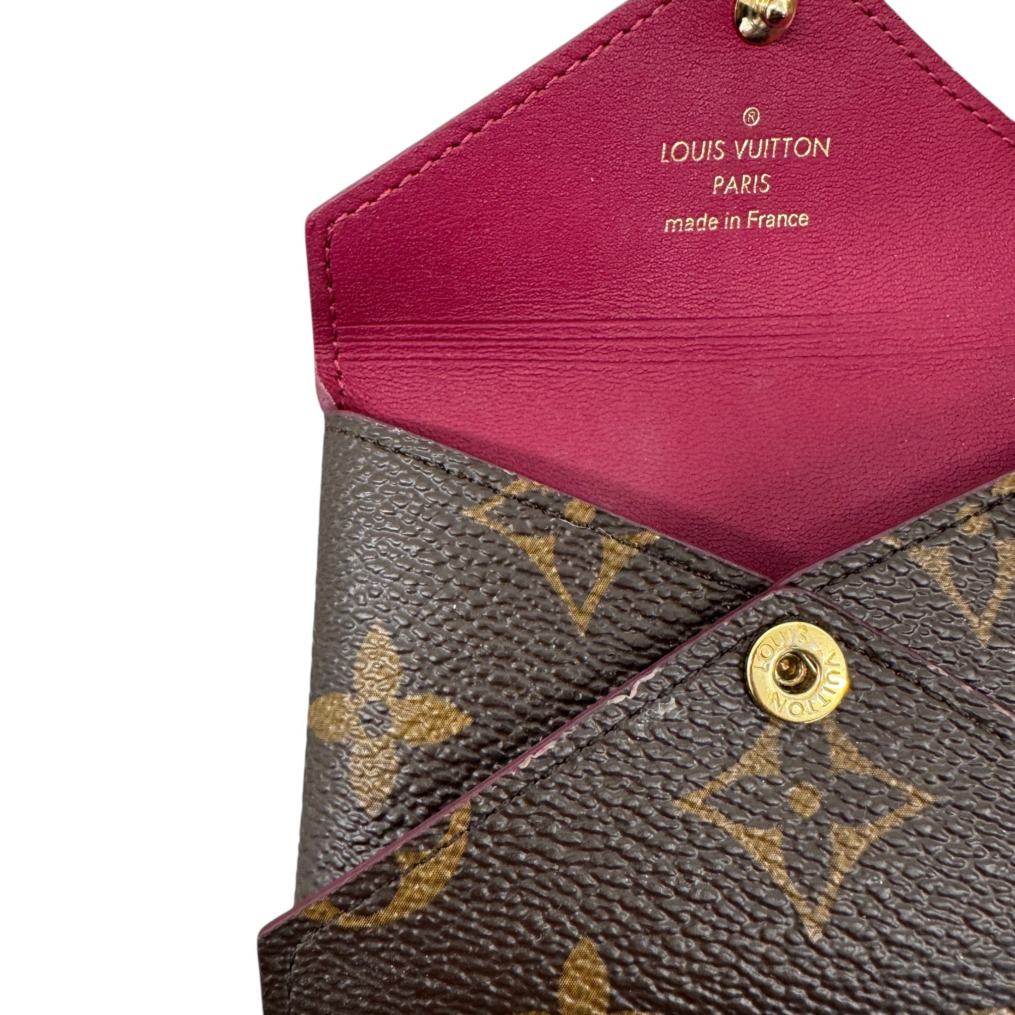 Women's Small Monogram Canvas Kirigami Wallet Brown