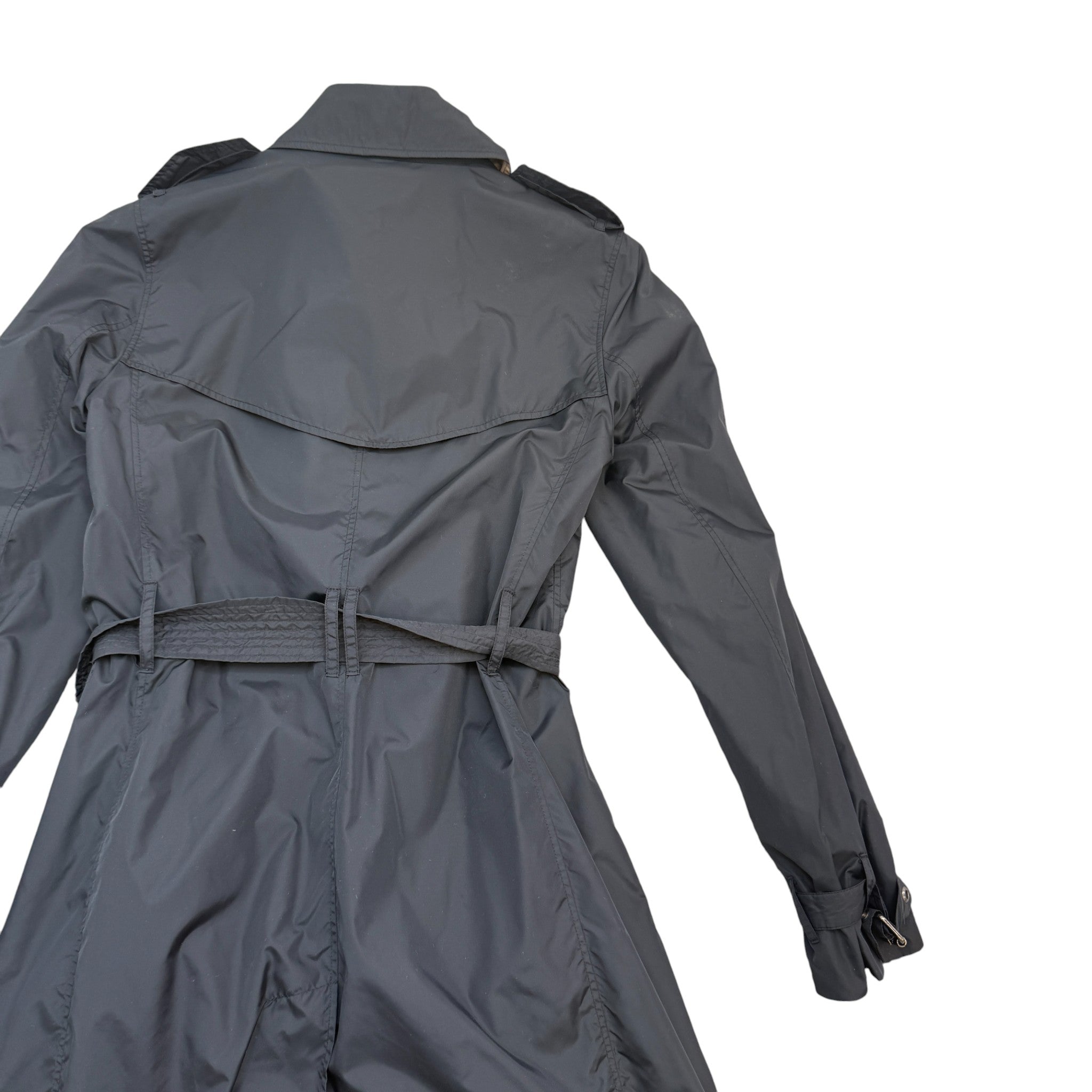 Women's Lightweight Trench Jacket Black Size 0 / UK 8