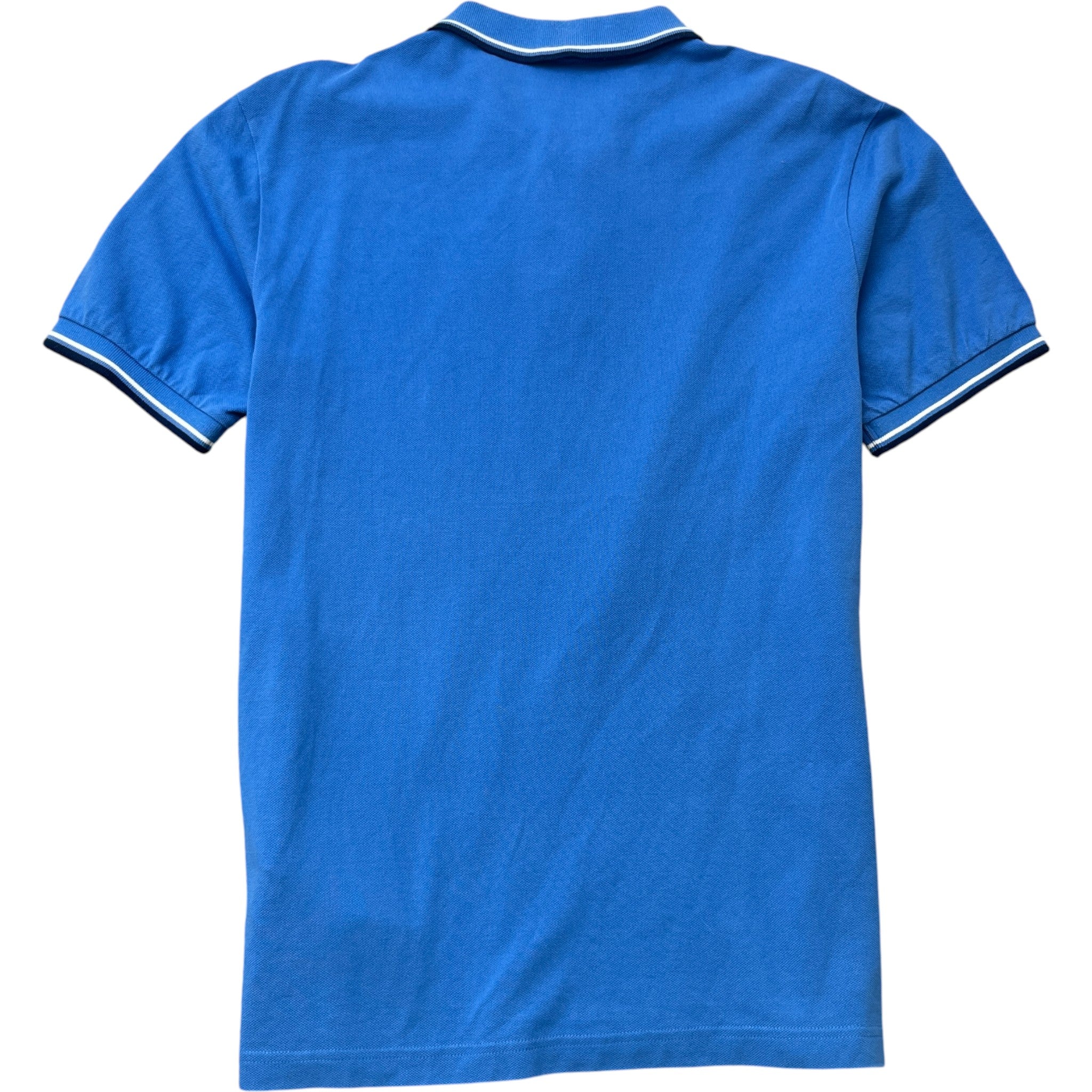 Men's Tab Logo Polo Shirt Blue Size XL