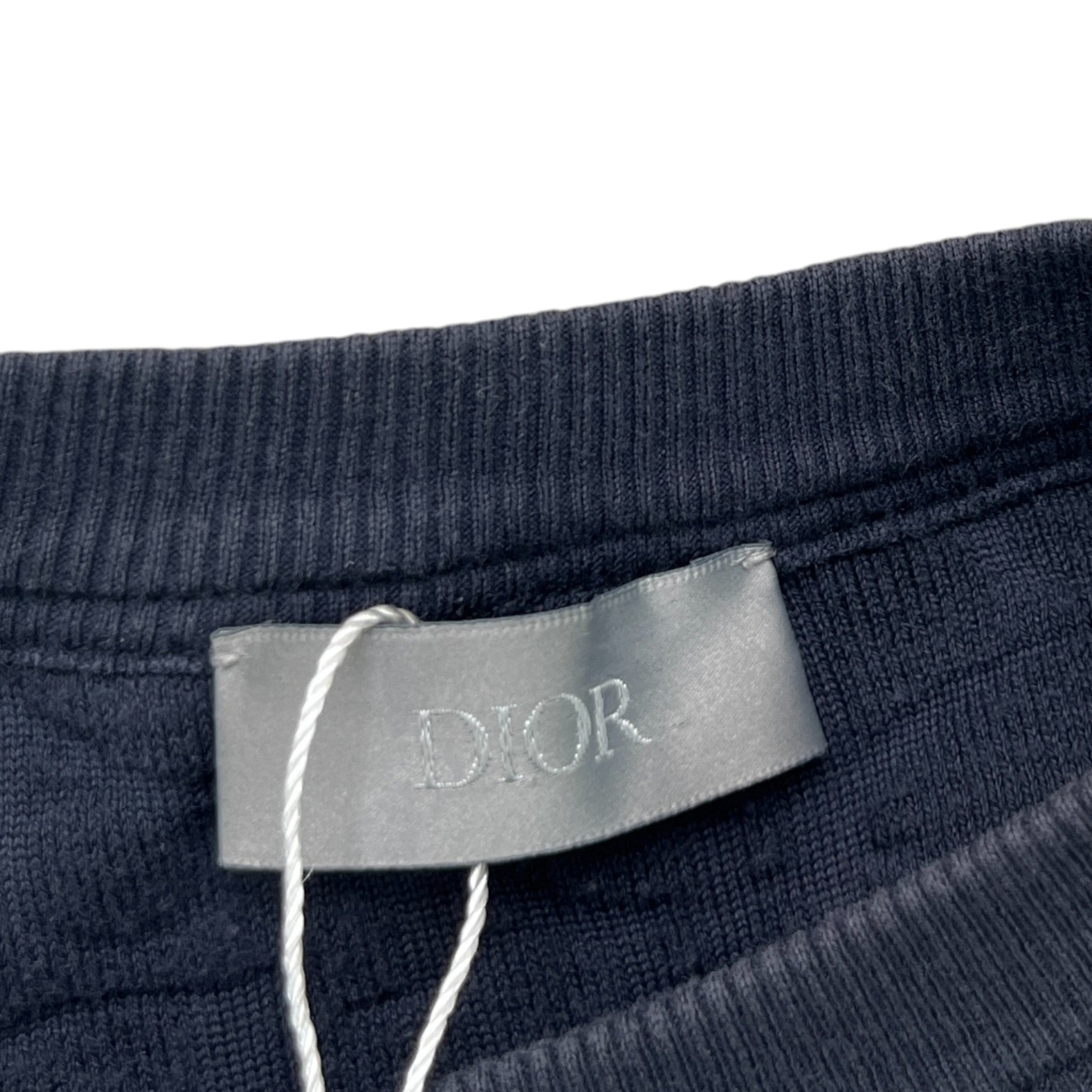 Men's Oblique T-Shirt Navy Size XL