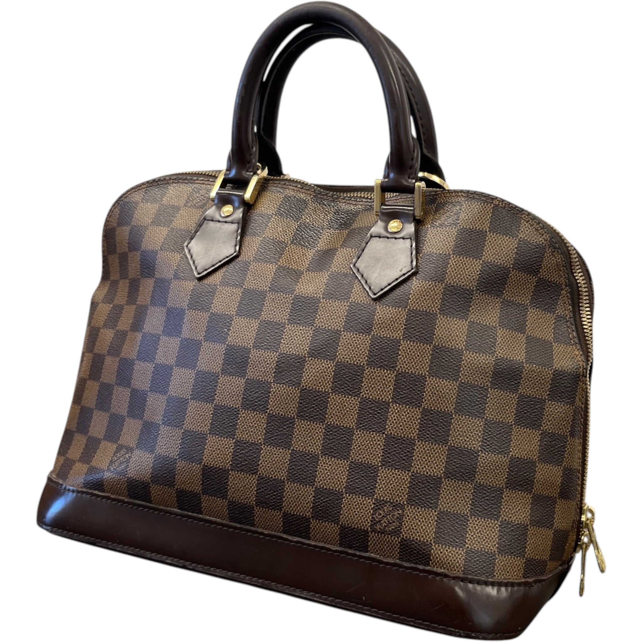 Women's Alma Pm Damier Ebene Bag Brown
