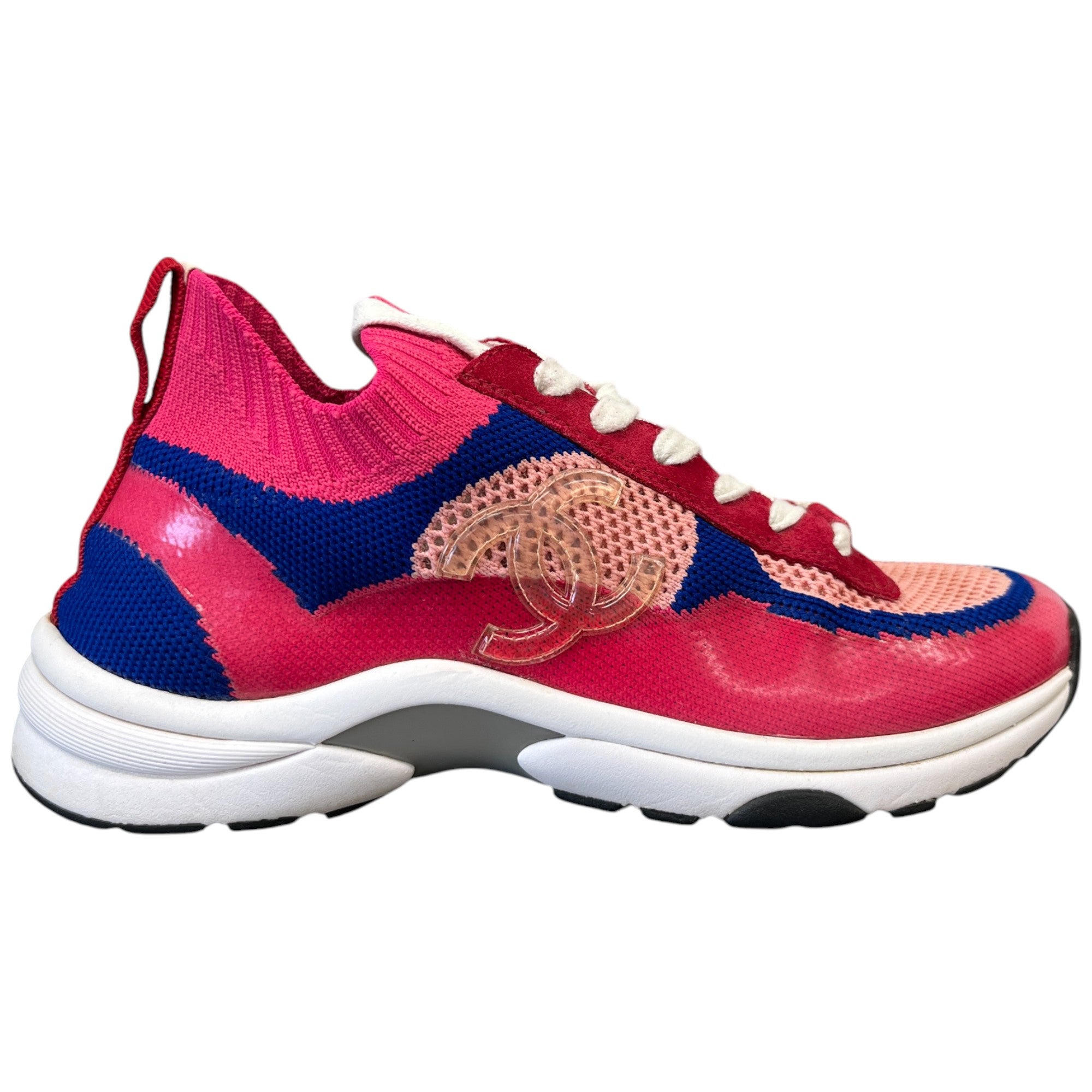 Women's Cc Cloth Runner Low Trainers Pink Size EU 37.5 / UK 4.5