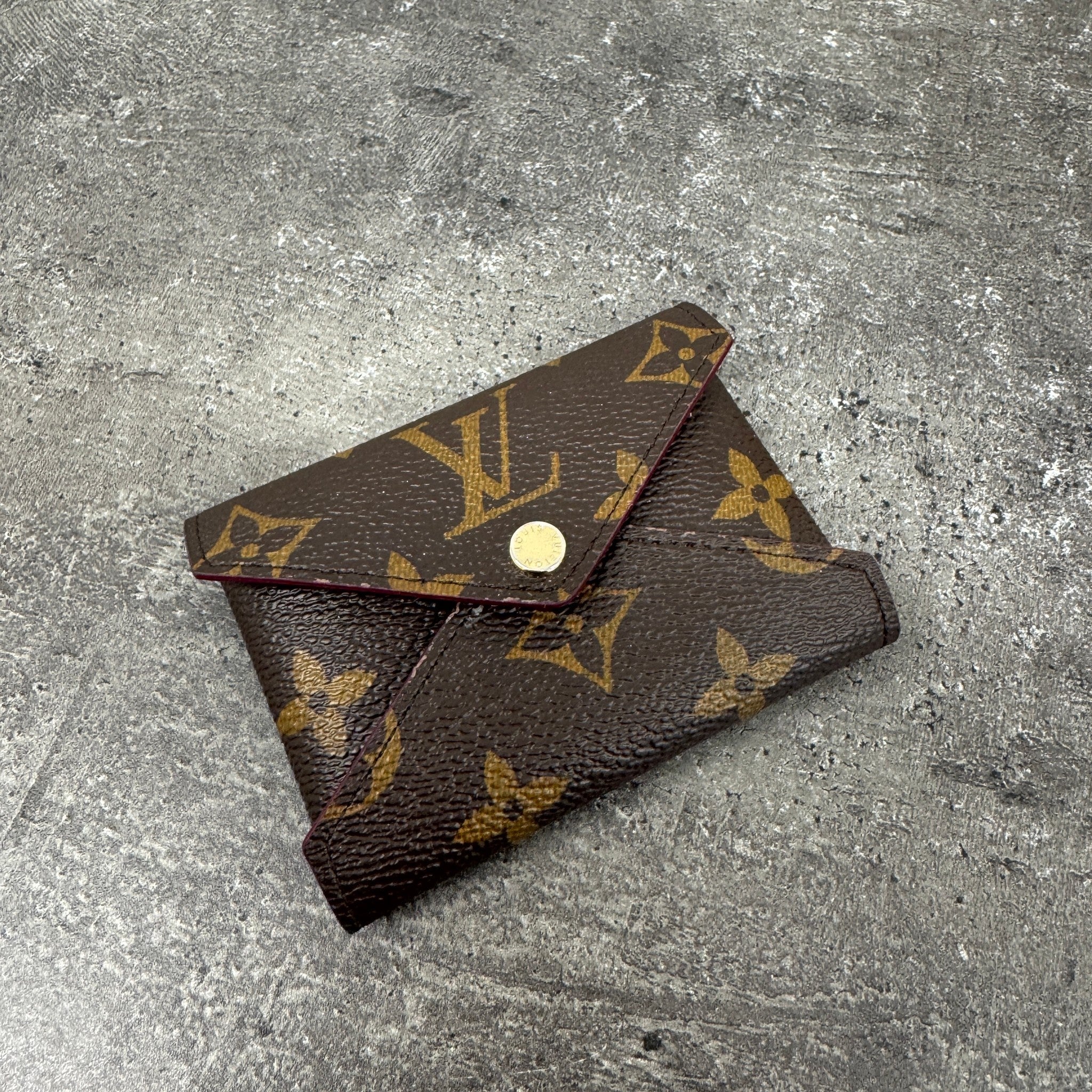 Women's Small Monogram Canvas Kirigami Wallet Brown
