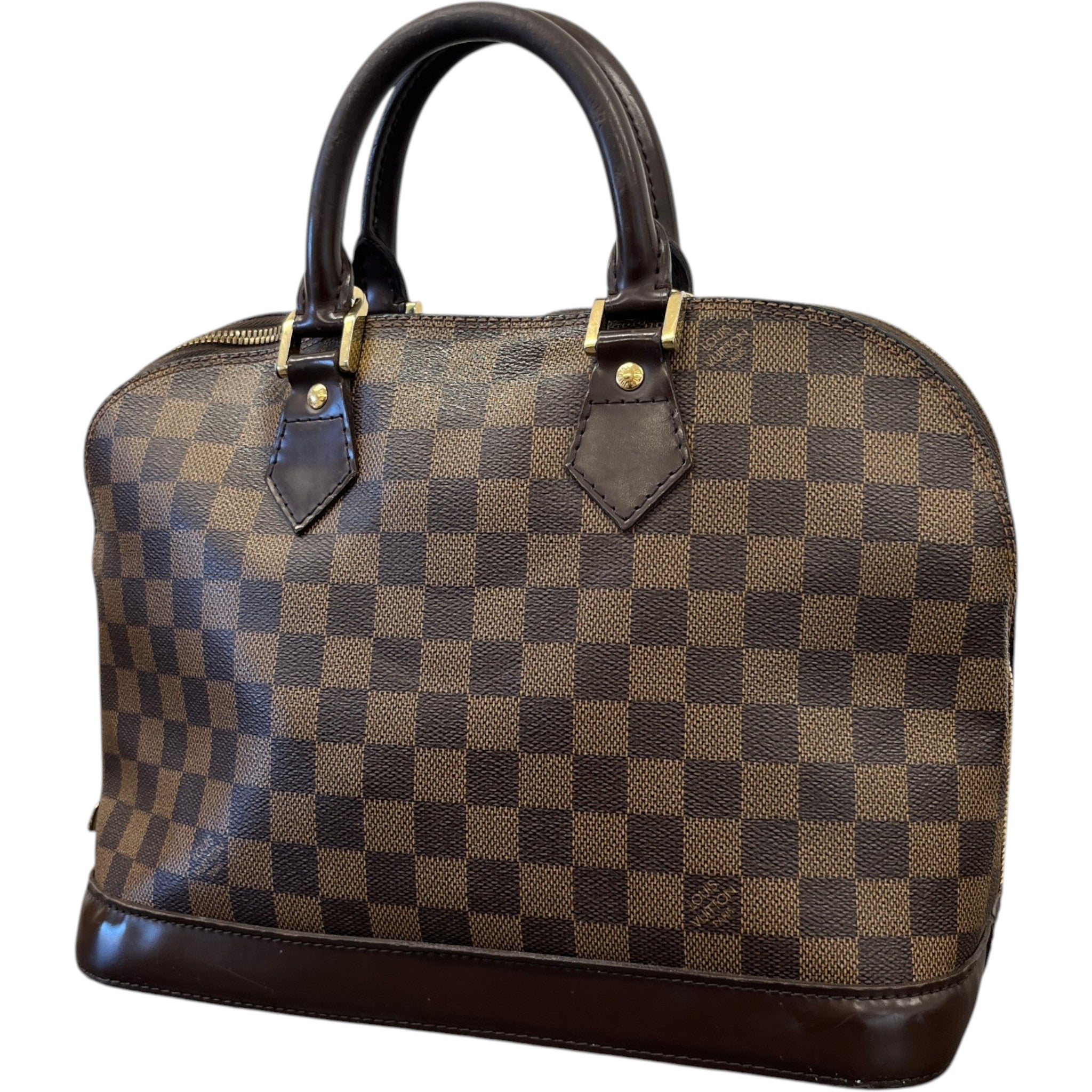 Women's Alma Pm Damier Ebene Bag Brown