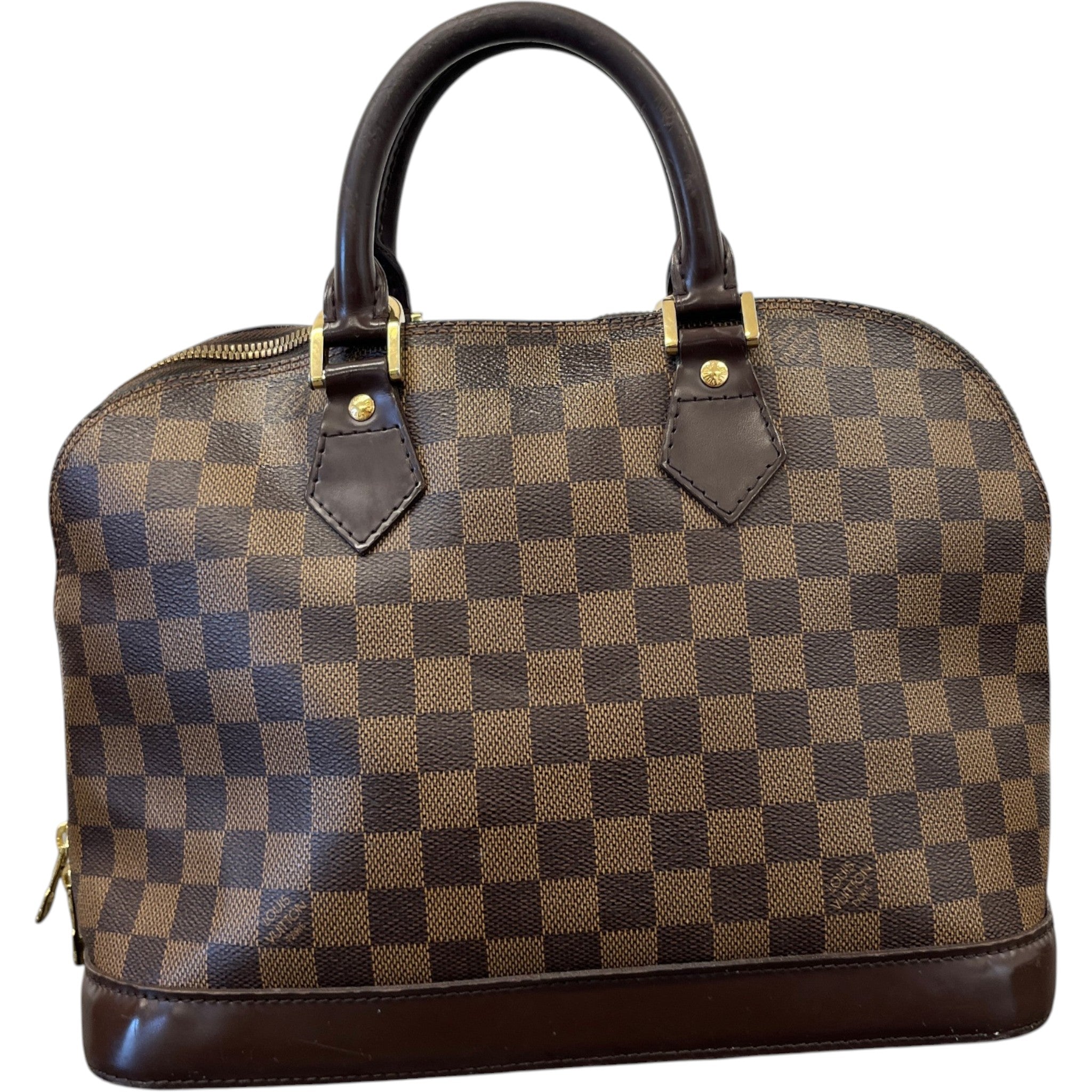 Women's Alma Pm Damier Ebene Bag Brown