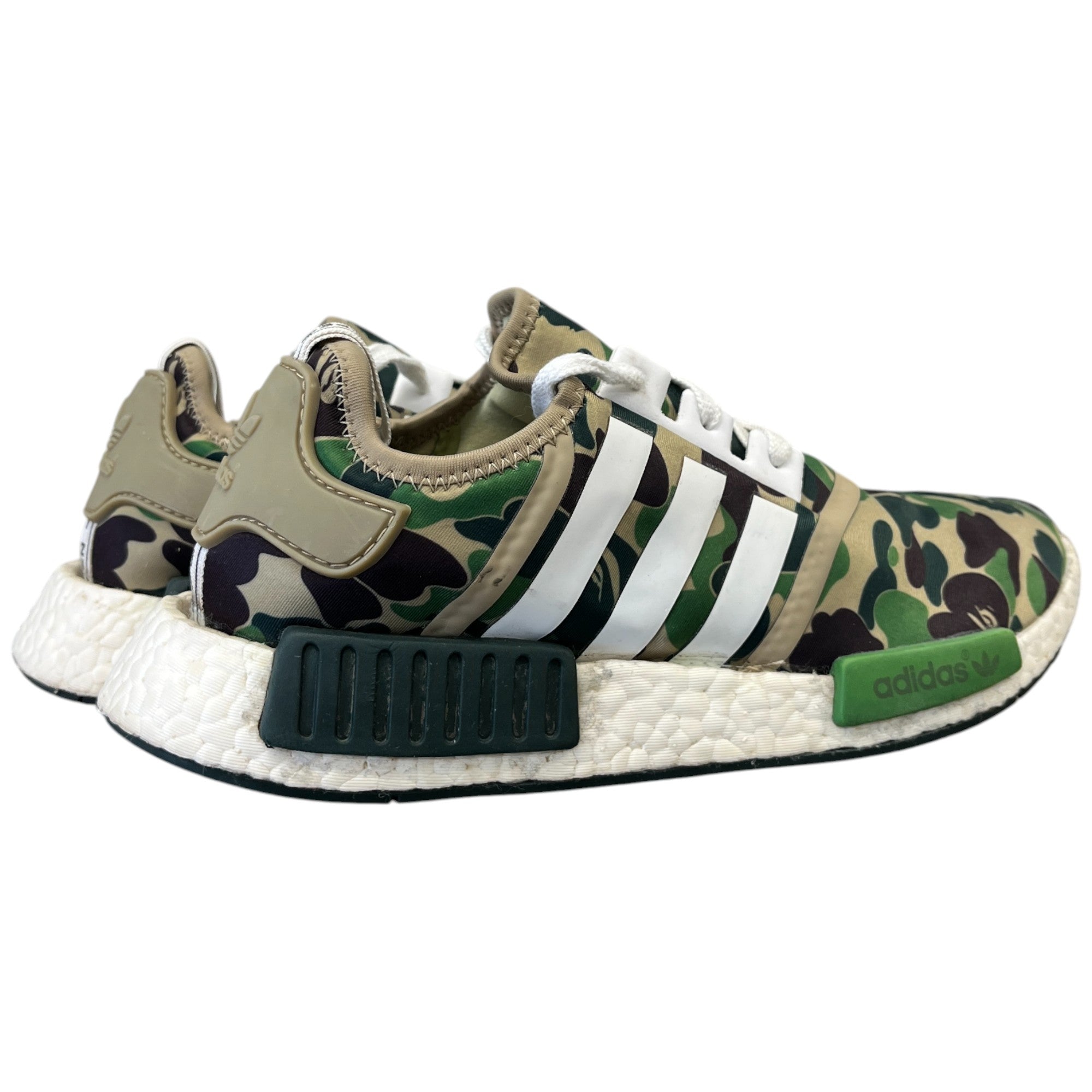 Men's A Bathing Ape X Nmd_R1 'Olive Camo' Low Trainers Khaki Size EU 43.5 / UK 9.5
