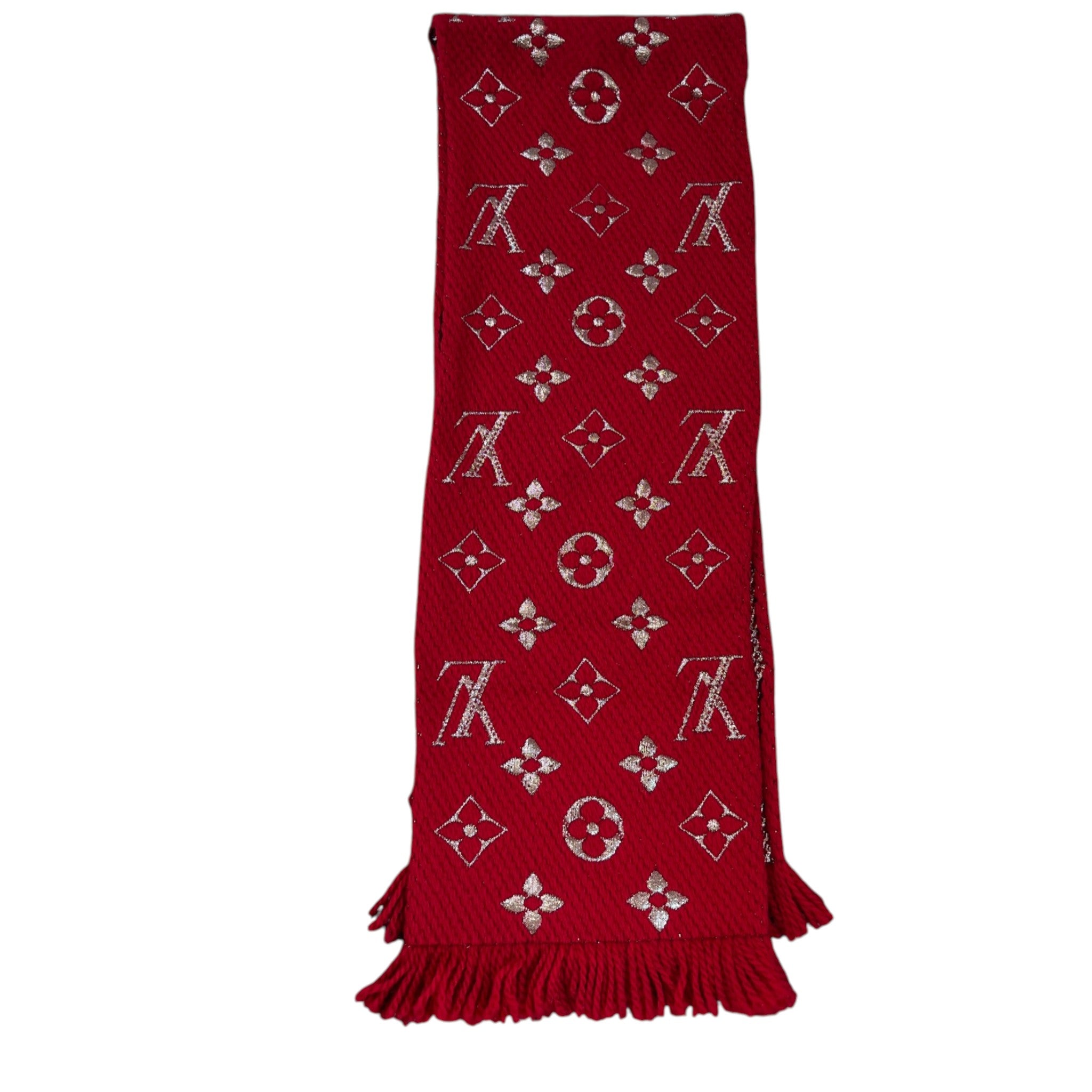 Women's Logomania Scarf Red