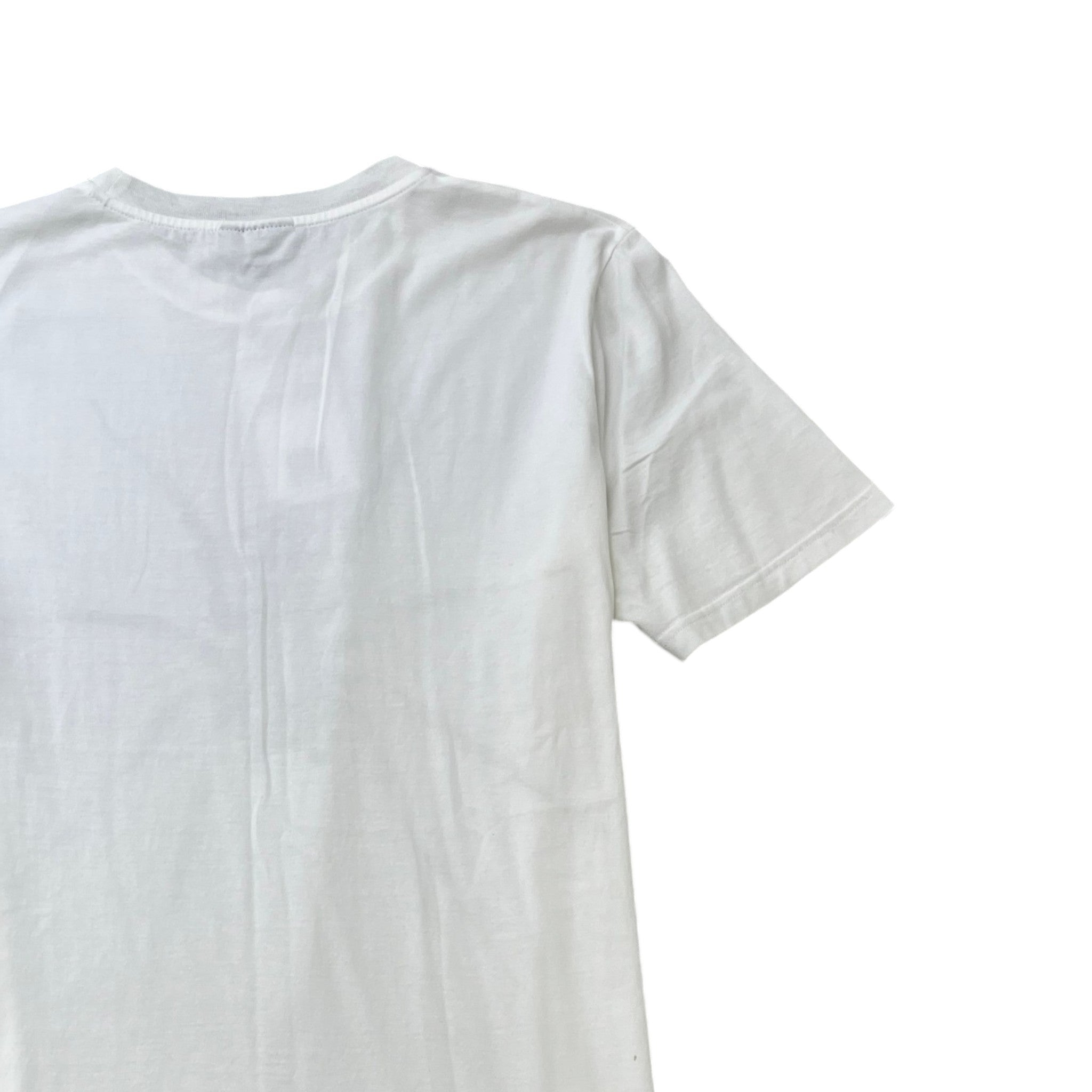Men's Spider Print T-Shirt White Size M