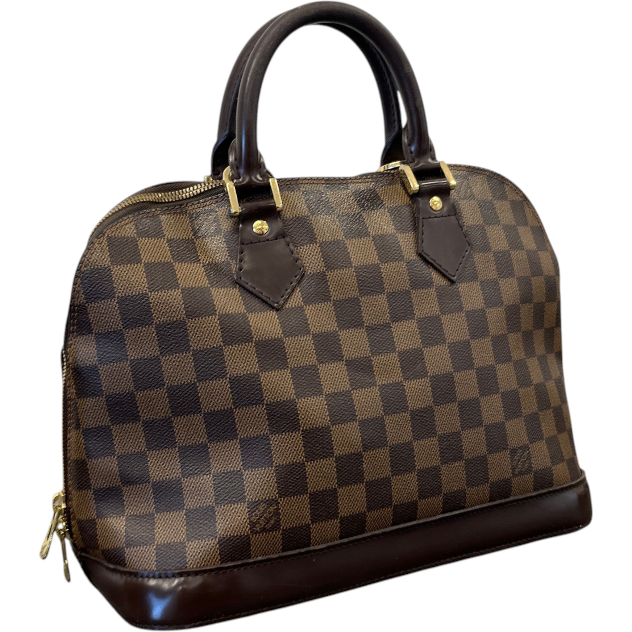 Women's Alma Pm Damier Ebene Bag Brown