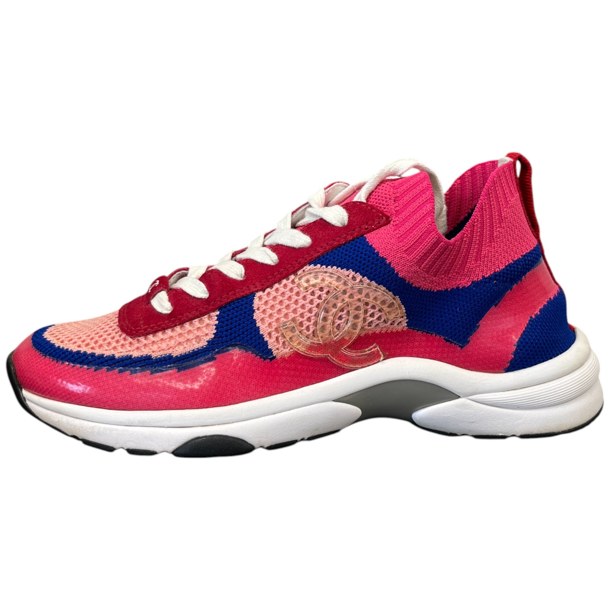 Women's Cc Cloth Runner Low Trainers Pink Size EU 37.5 / UK 4.5