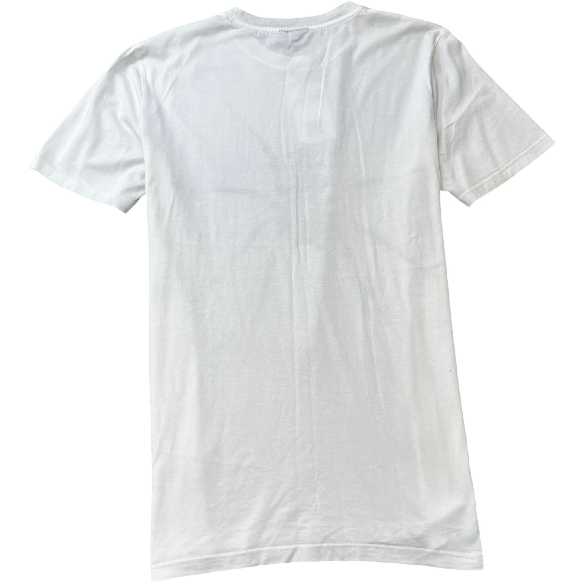 Men's Spider Print T-Shirt White Size M
