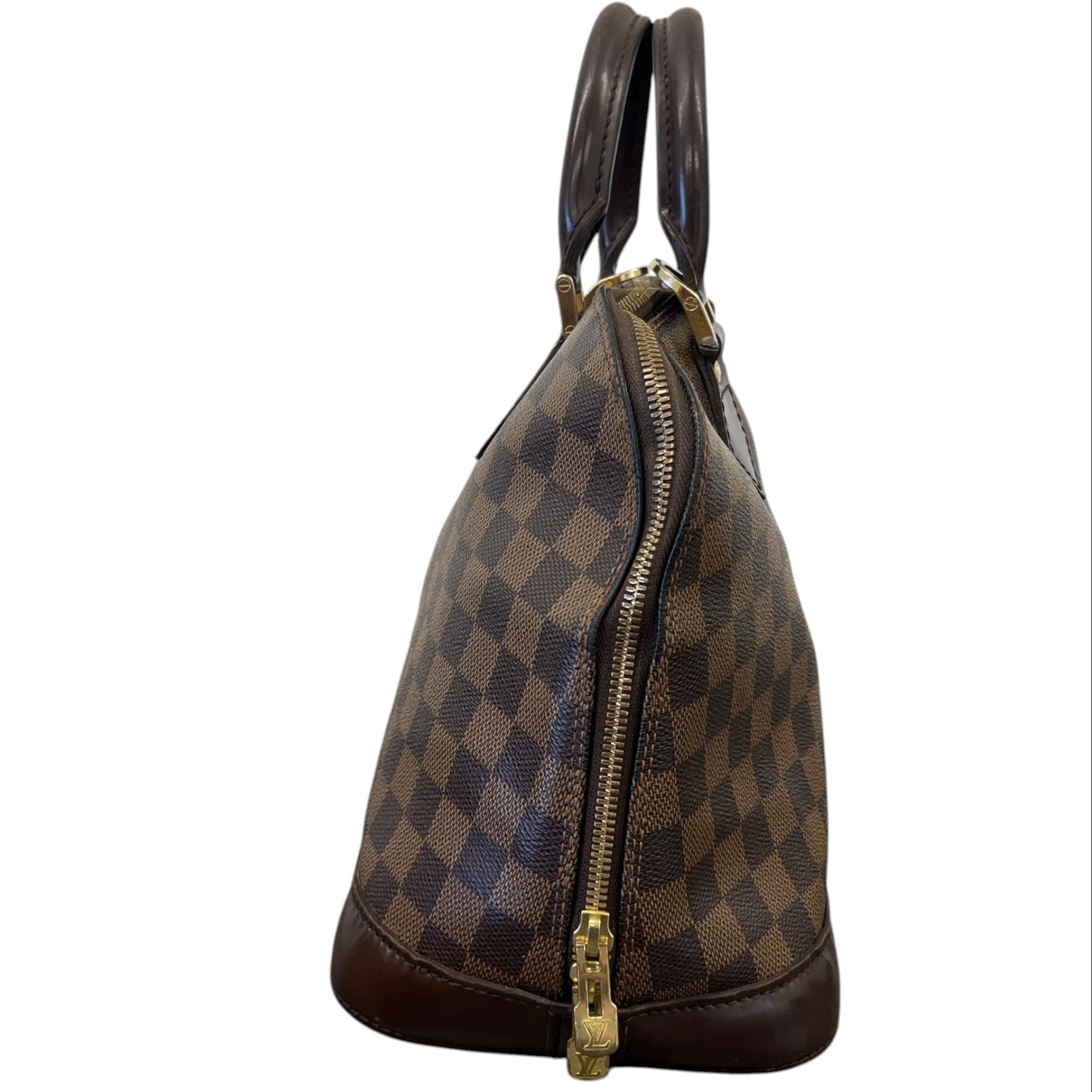 Women's Alma Pm Damier Ebene Bag Brown