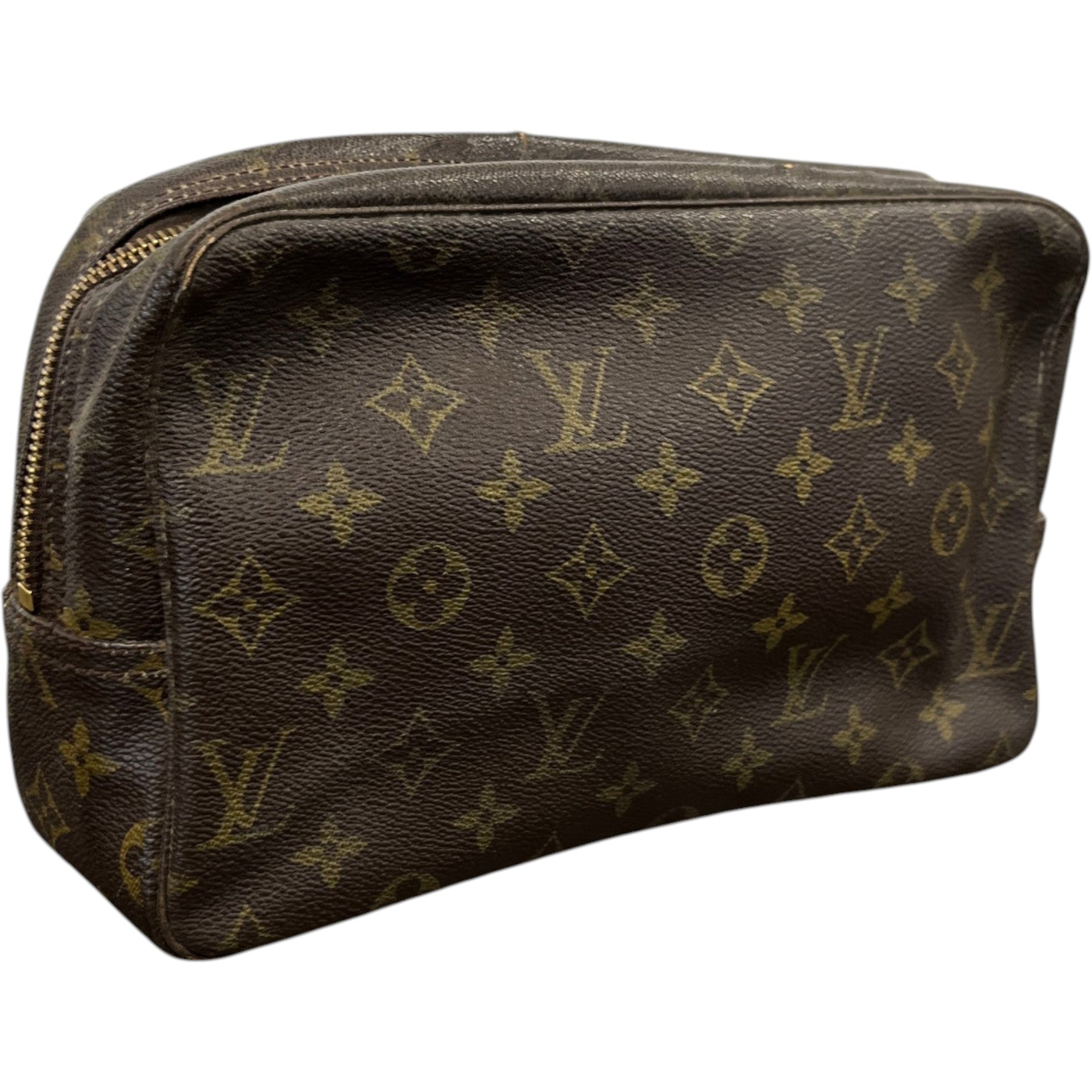 Men's Monogram Trousse Toilette Pouch Brown