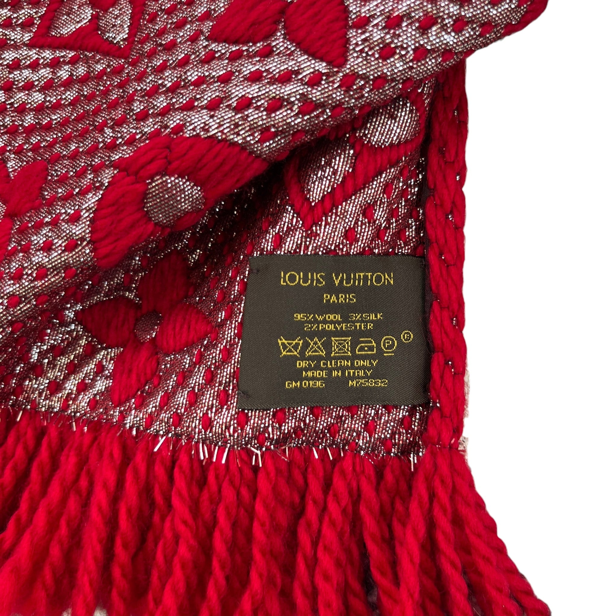 Women's Logomania Scarf Red