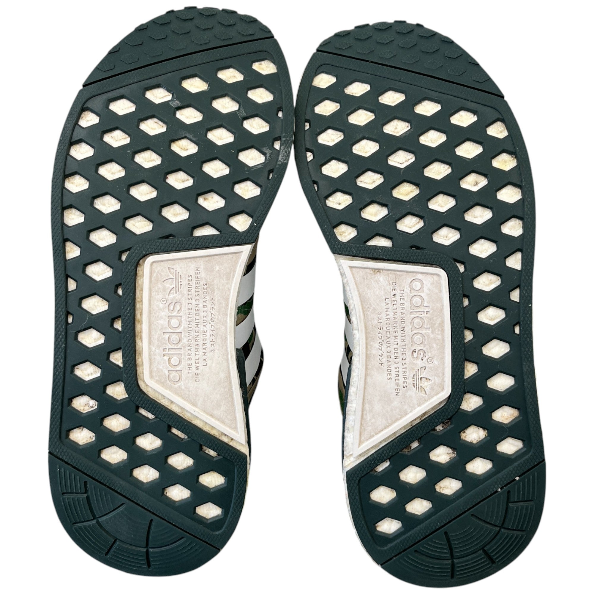 Men's A Bathing Ape X Nmd_R1 'Olive Camo' Low Trainers Khaki Size EU 43.5 / UK 9.5