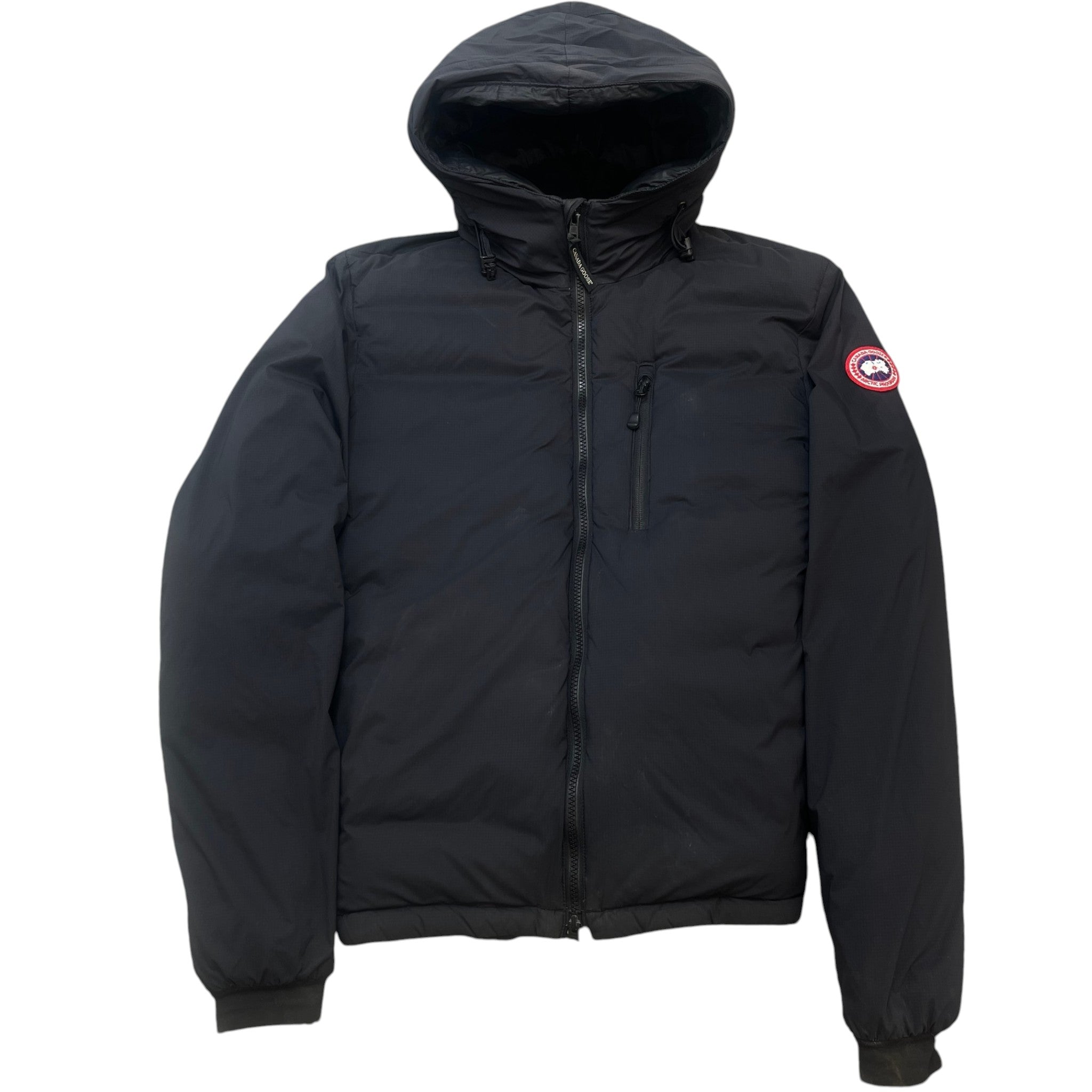 Men's Lodge Hoody Down Jacket Black Size M