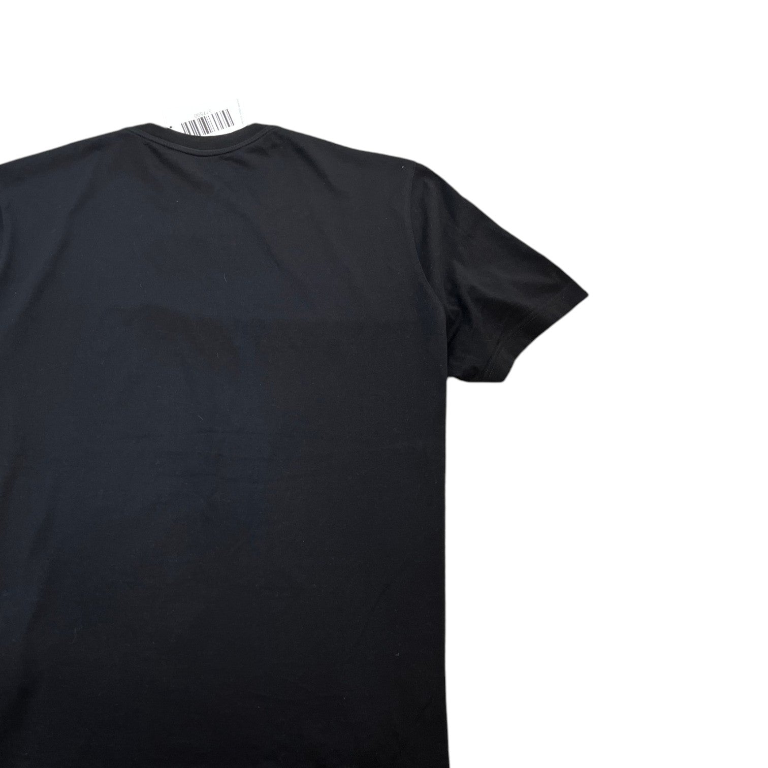Men's Embroidered Logo T-Shirt Black Size L