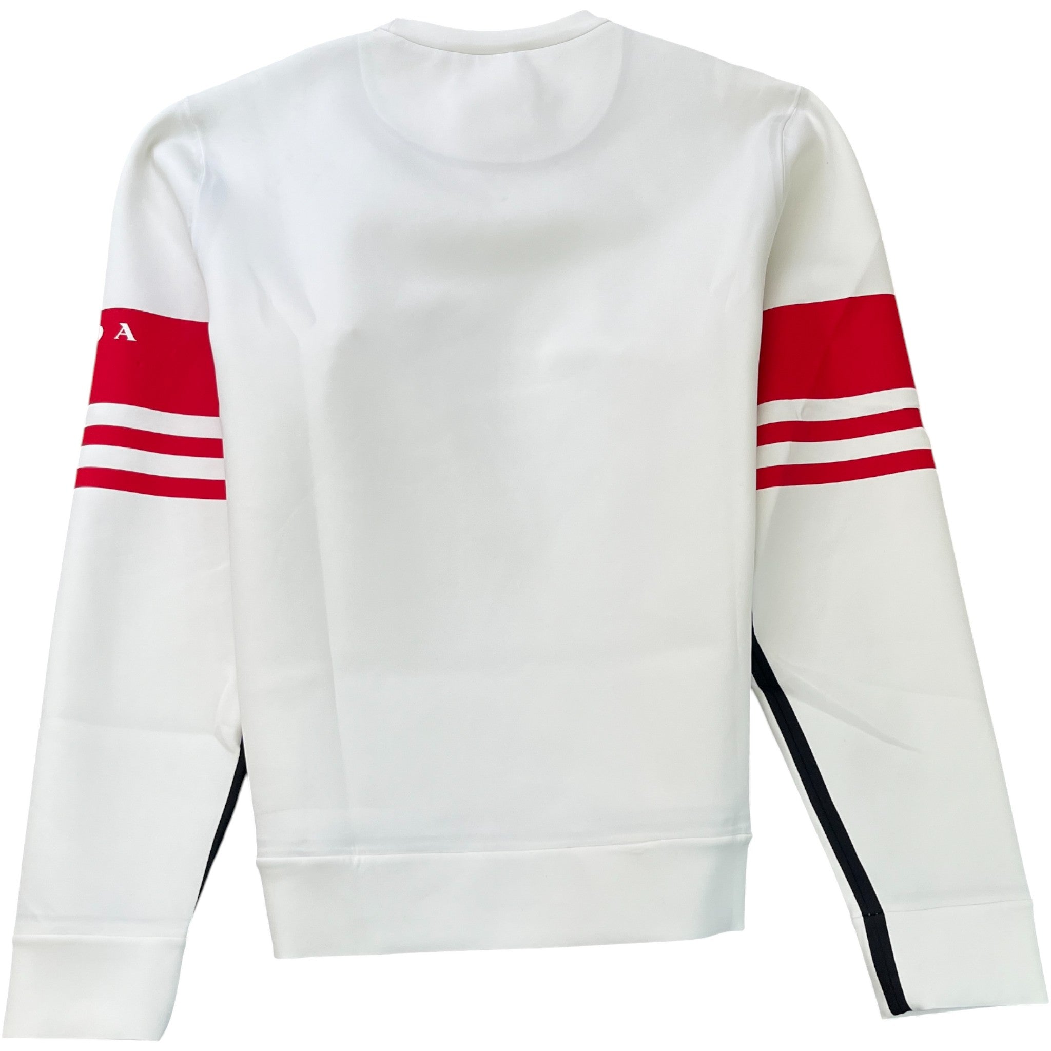 Men's Logo Print Sweatshirt White Size XL