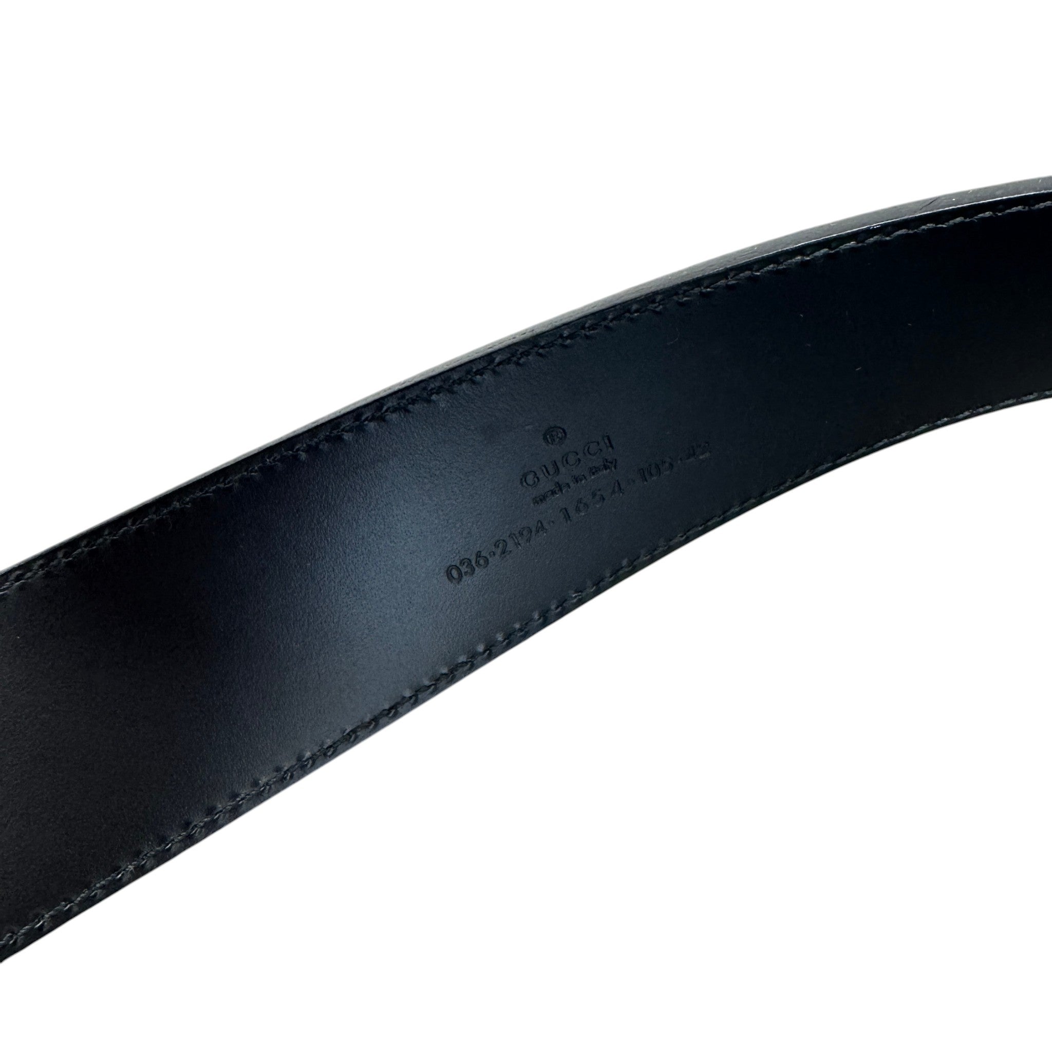 Women's Interlocking G Belt Black Size Waist 36"