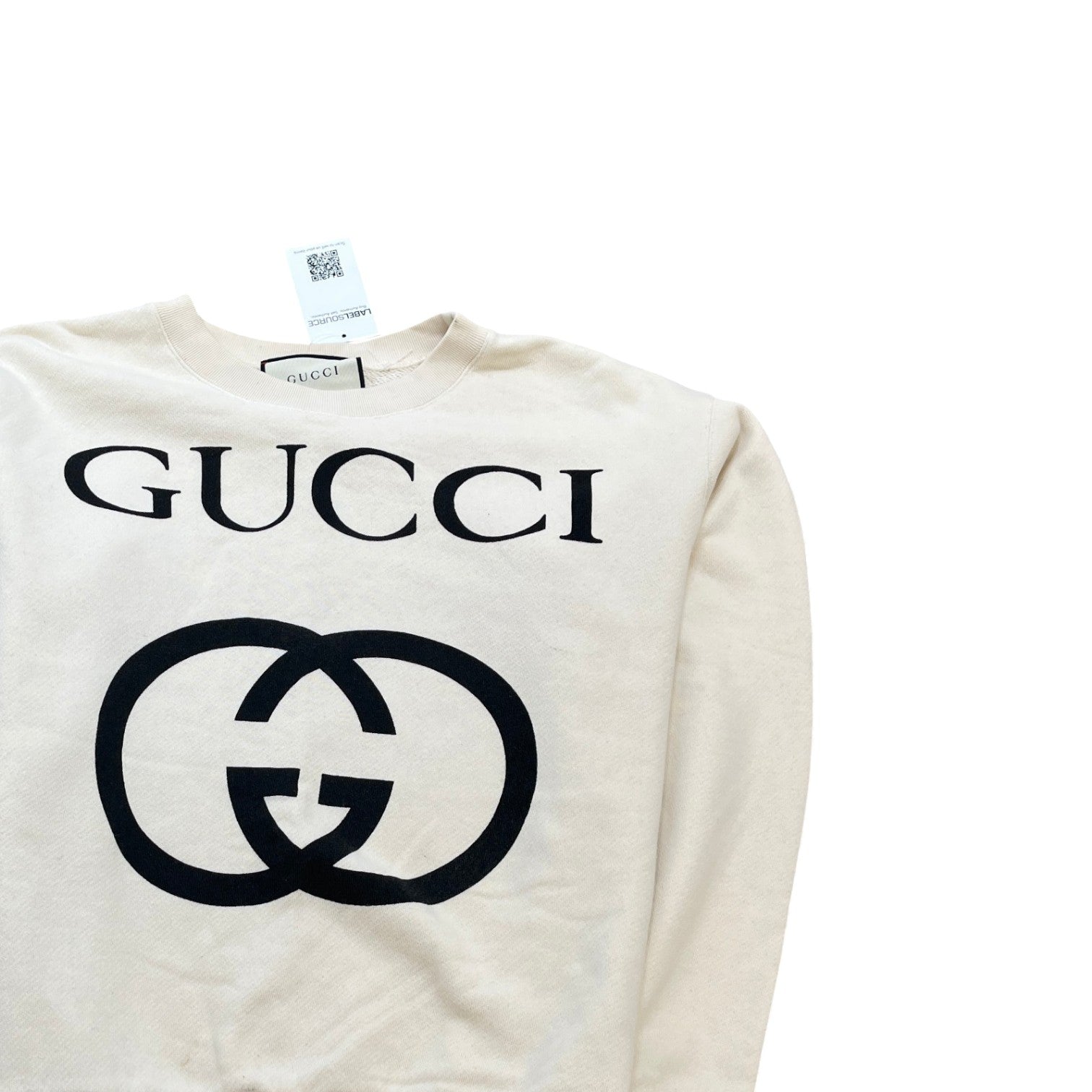 Women's Interlocking G Sweatshirt Beige Size XS