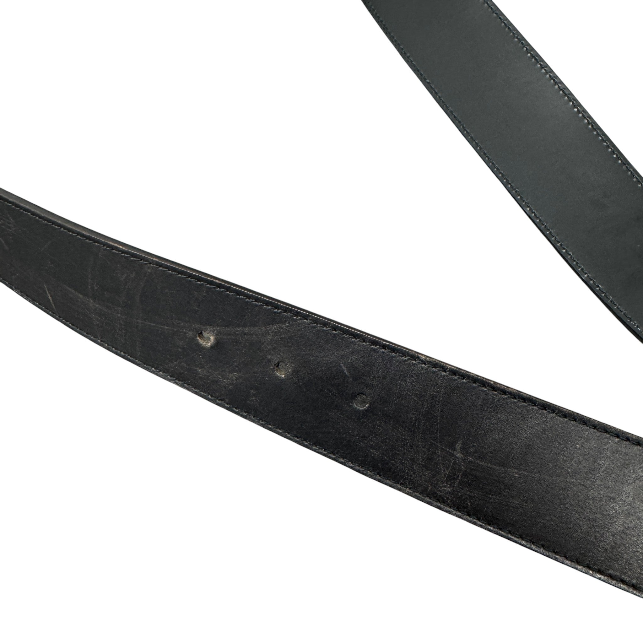 Women's Interlocking G Belt Black Size Waist 36"