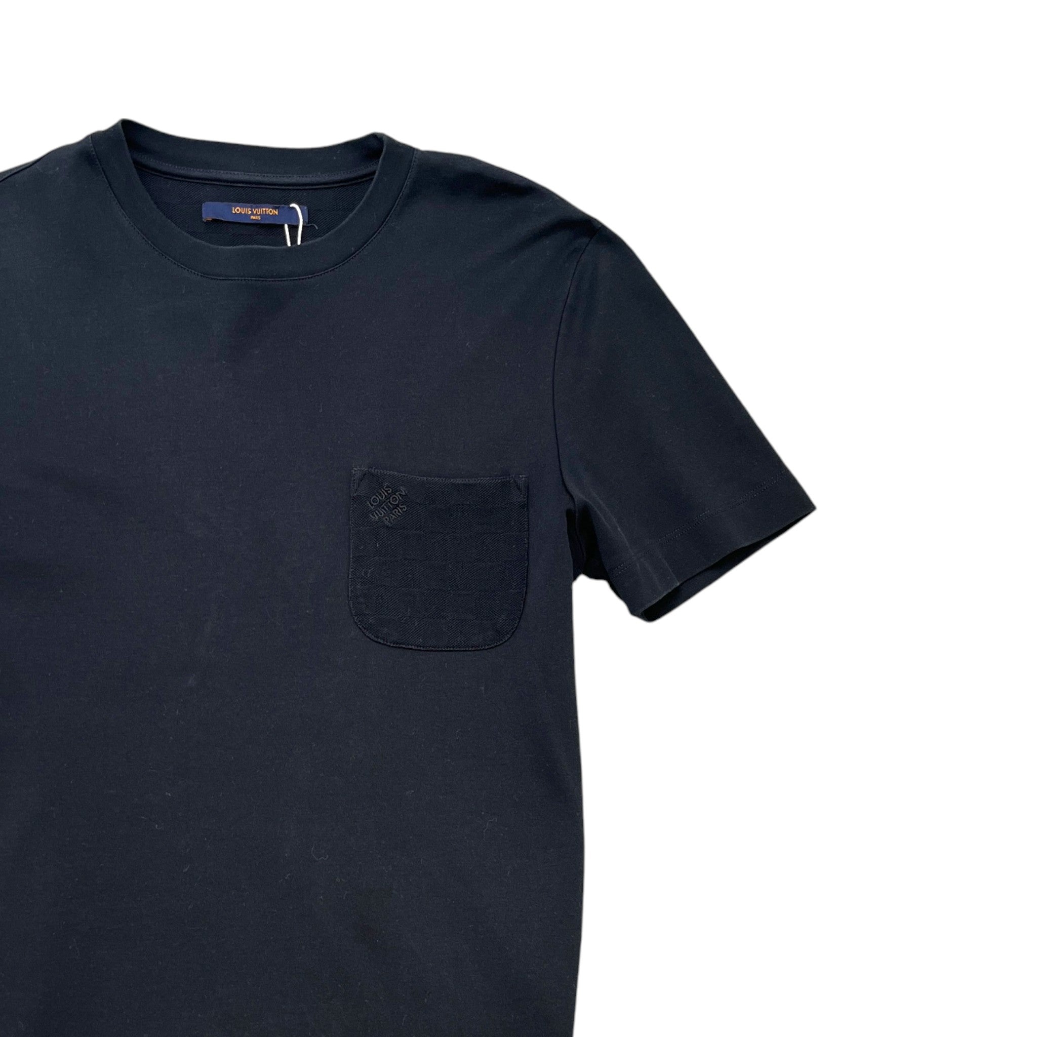 Men's Logo Pocket T-Shirt Black Size XS