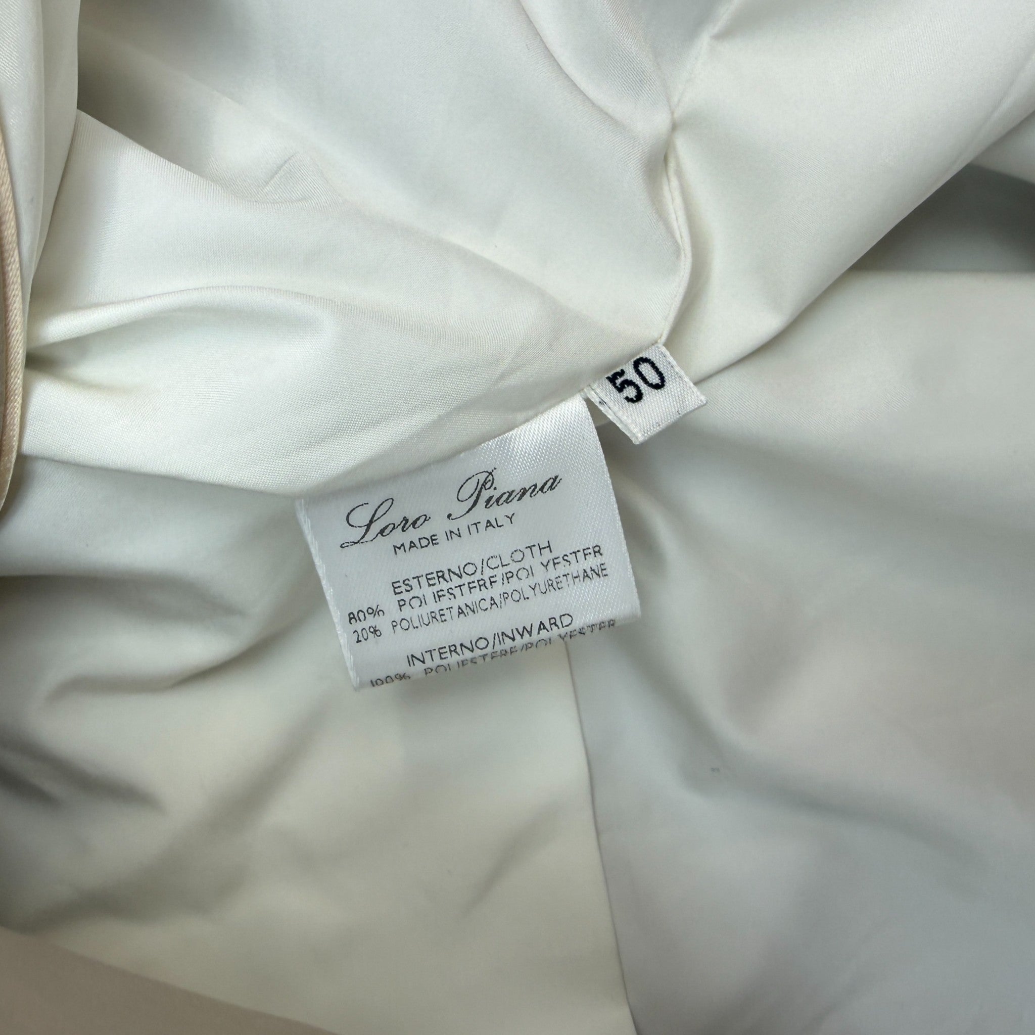 Women's Logo Button Trench Jacket Beige Size M