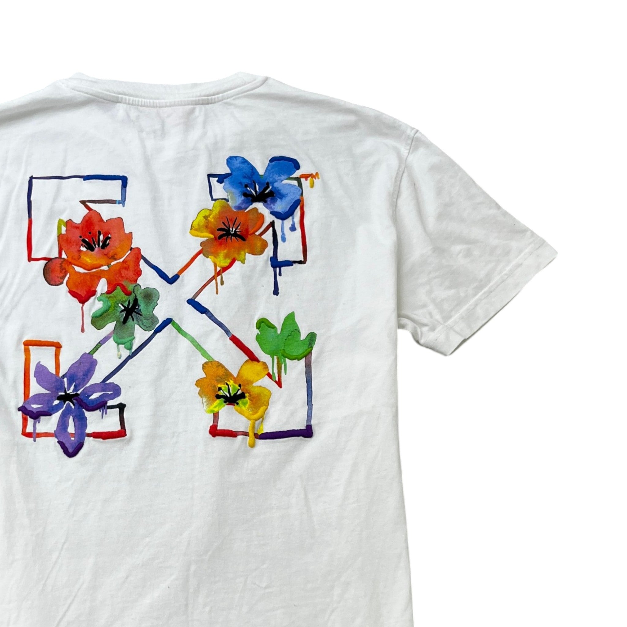 Women's Floral Ember Arrow T-Shirt White Size S