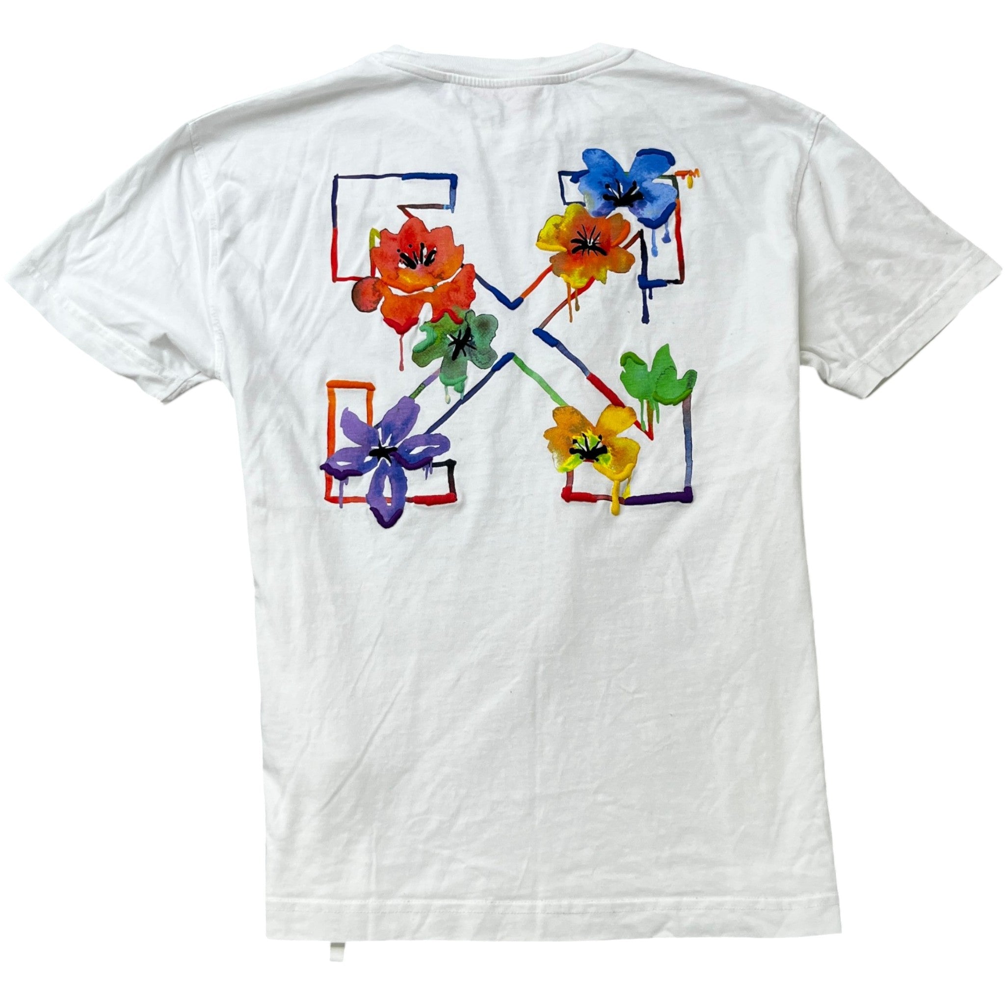 Women's Floral Ember Arrow T-Shirt White Size S