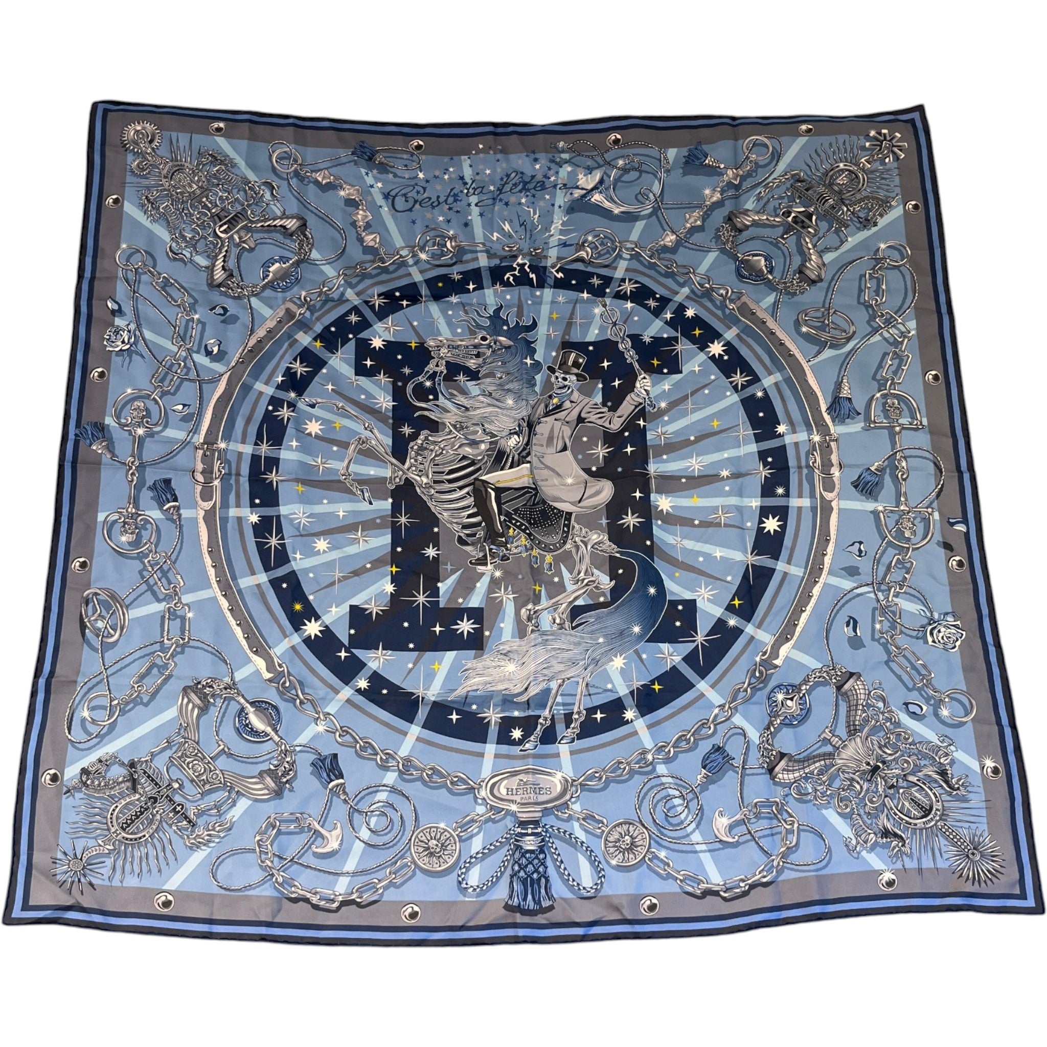 Women's C'Est La Fête Scarf Blue