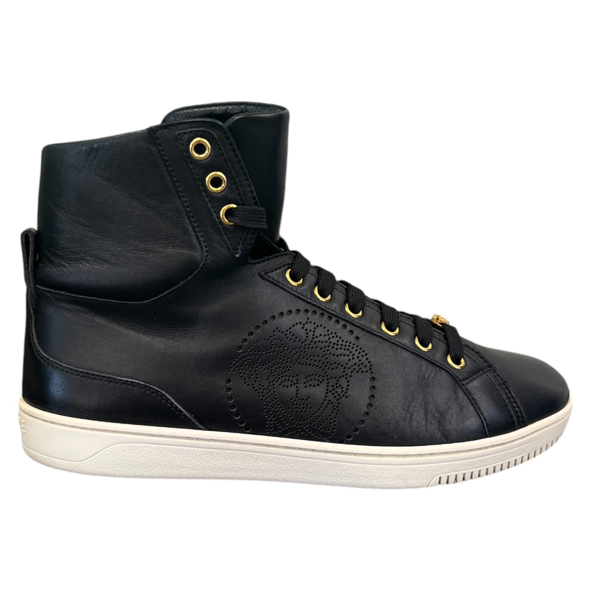 Men's Medusa Logo High Trainers Black Size EU 42 / UK 8