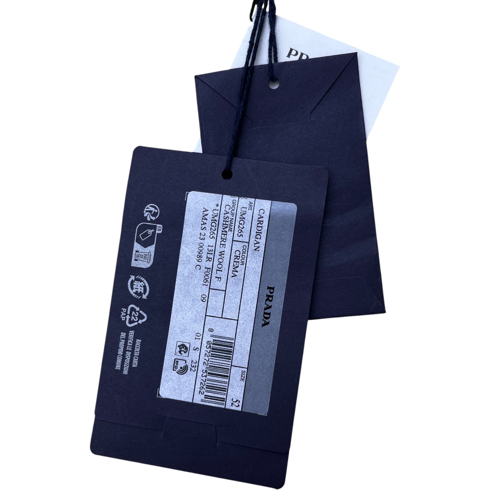 Men's Cashmere Knit Cardigan Yellow Size IT 52 / UK XL