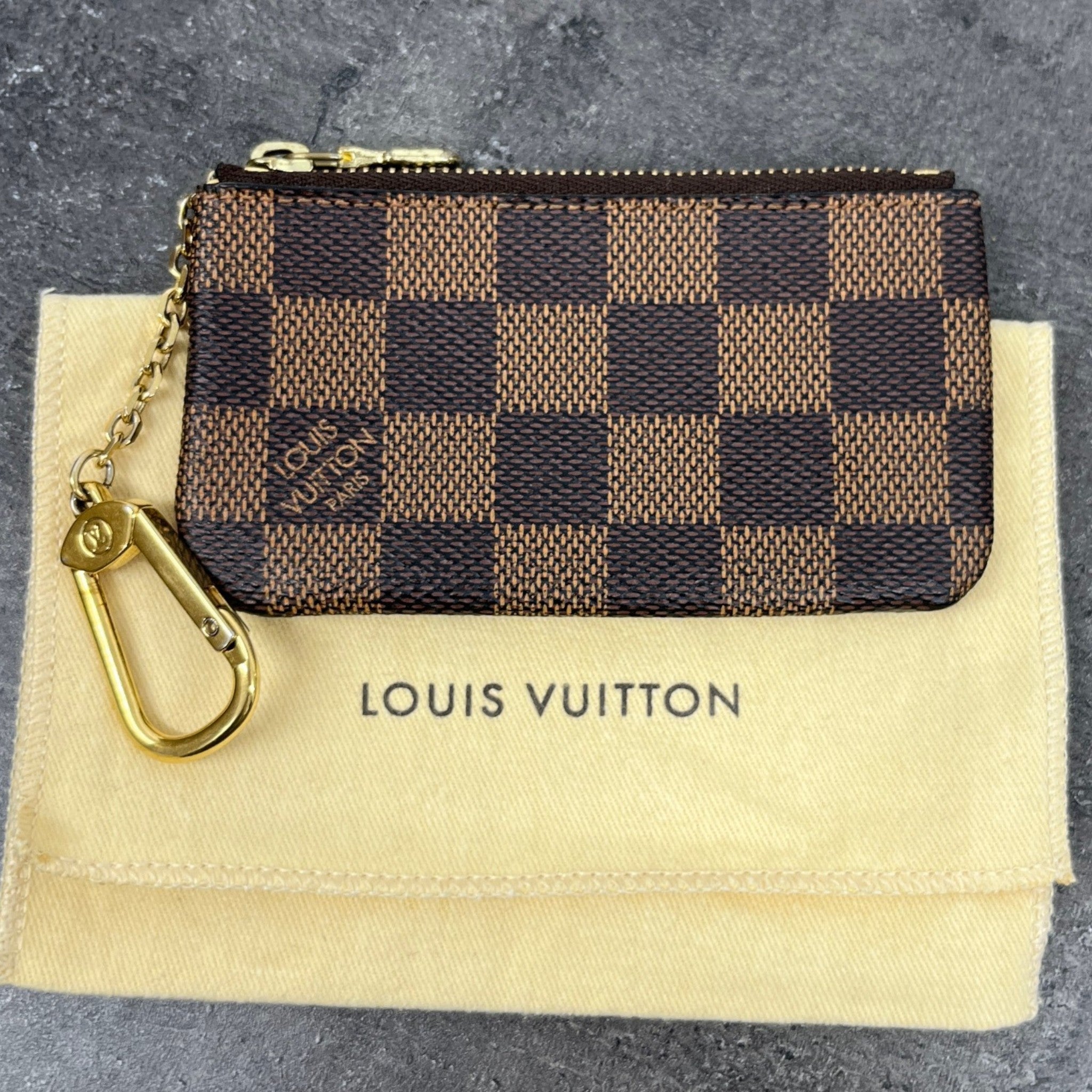 Women's Damier Ebene Keyring Brown