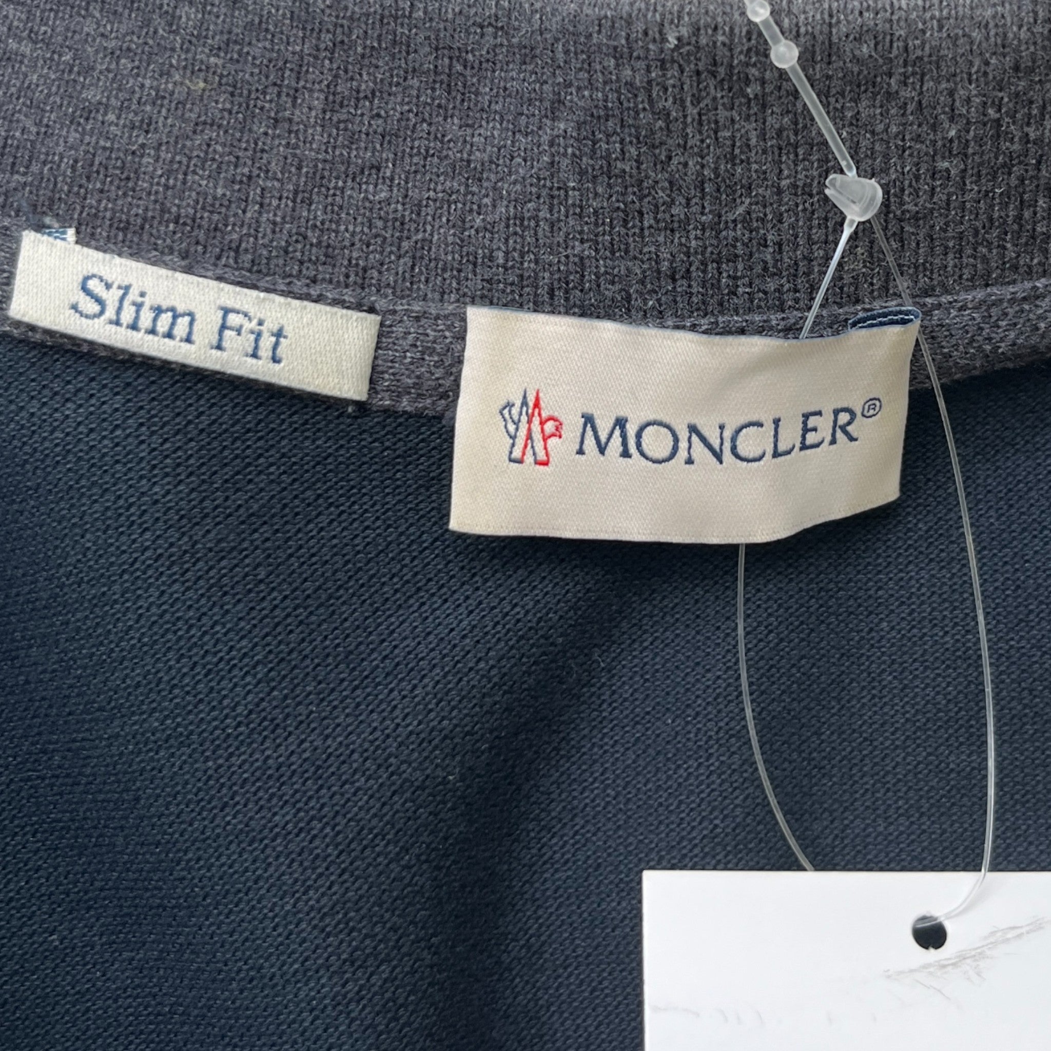 Men's Maglia Polo Shirt Navy Size L