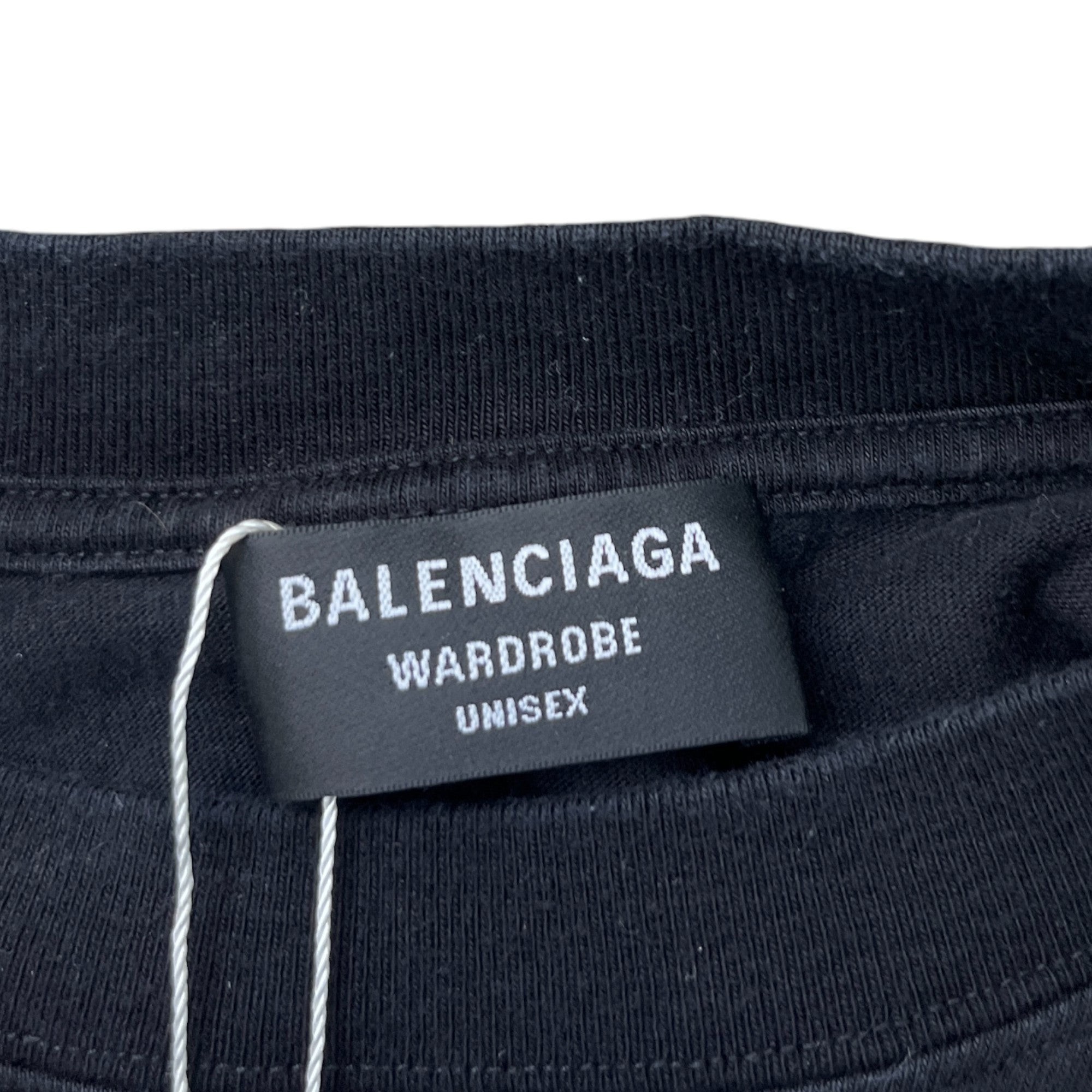 Men's Logo Print T-Shirt Black Size S