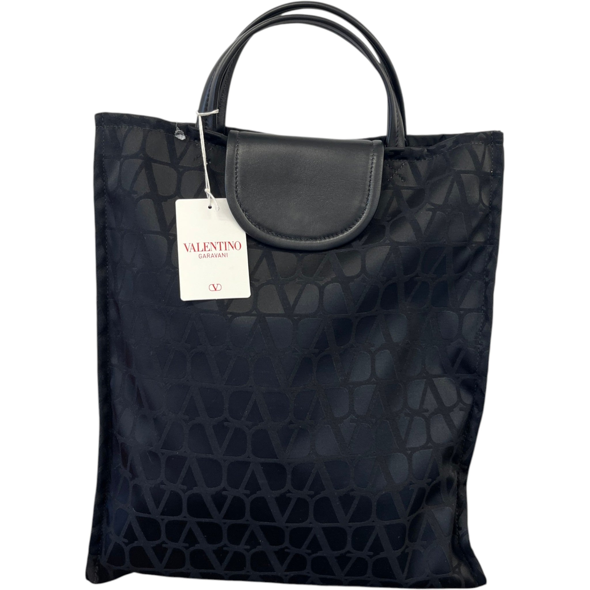 Women's Monogram Tote Bag Black