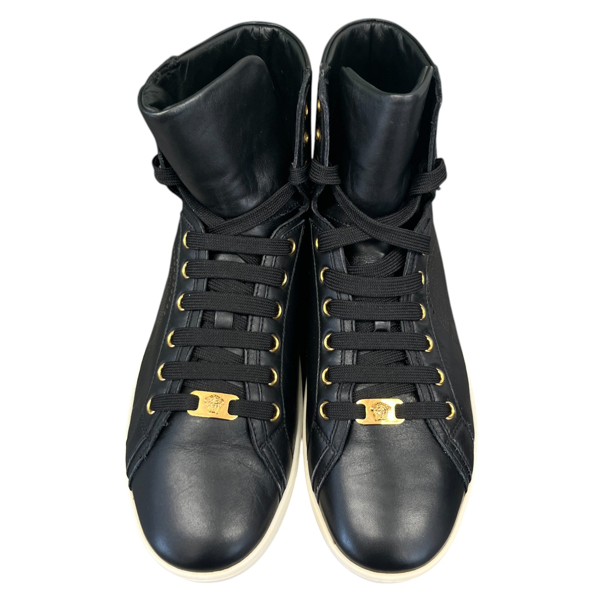 Men's Medusa Logo High Trainers Black Size EU 42 / UK 8