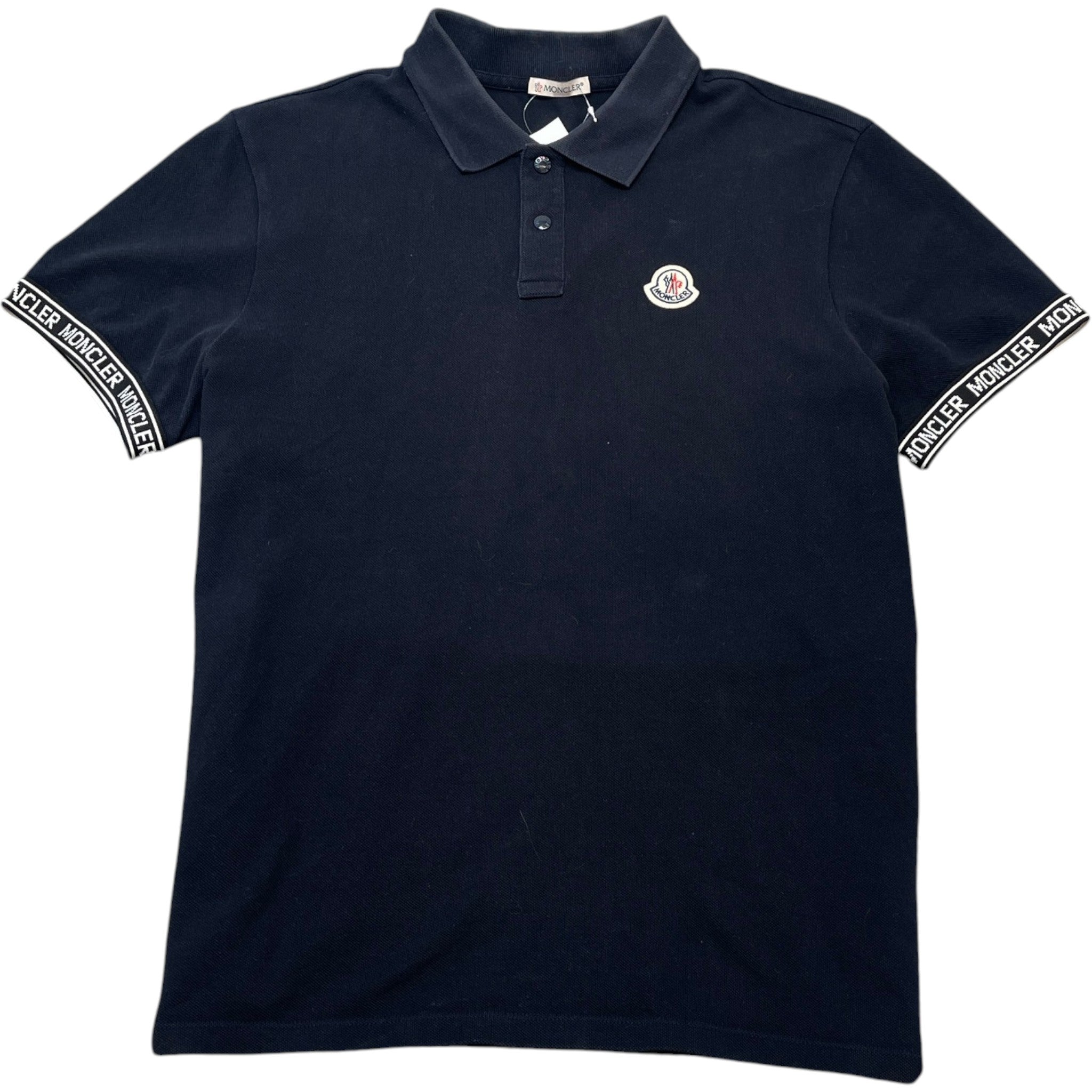 Men's Maglia Polo Shirt Navy Size L