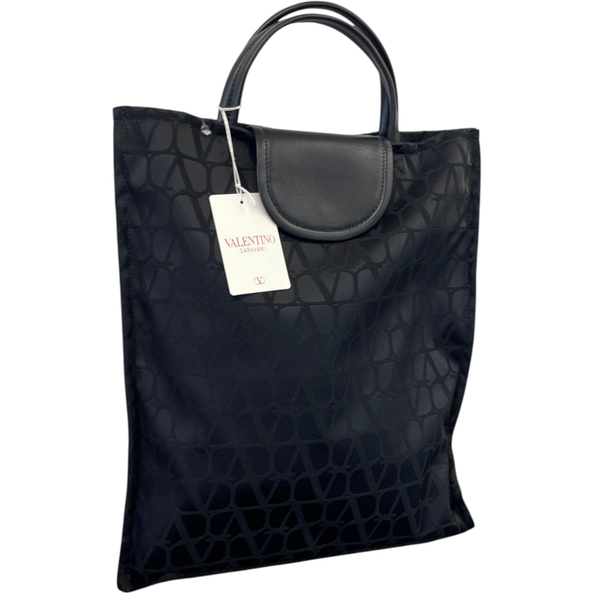 Women's Monogram Tote Bag Black