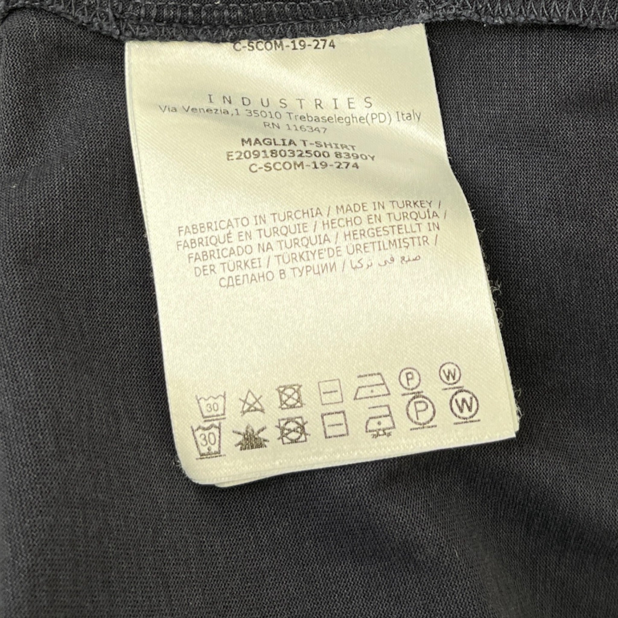 Men's Maglia T-Shirt Navy Size M