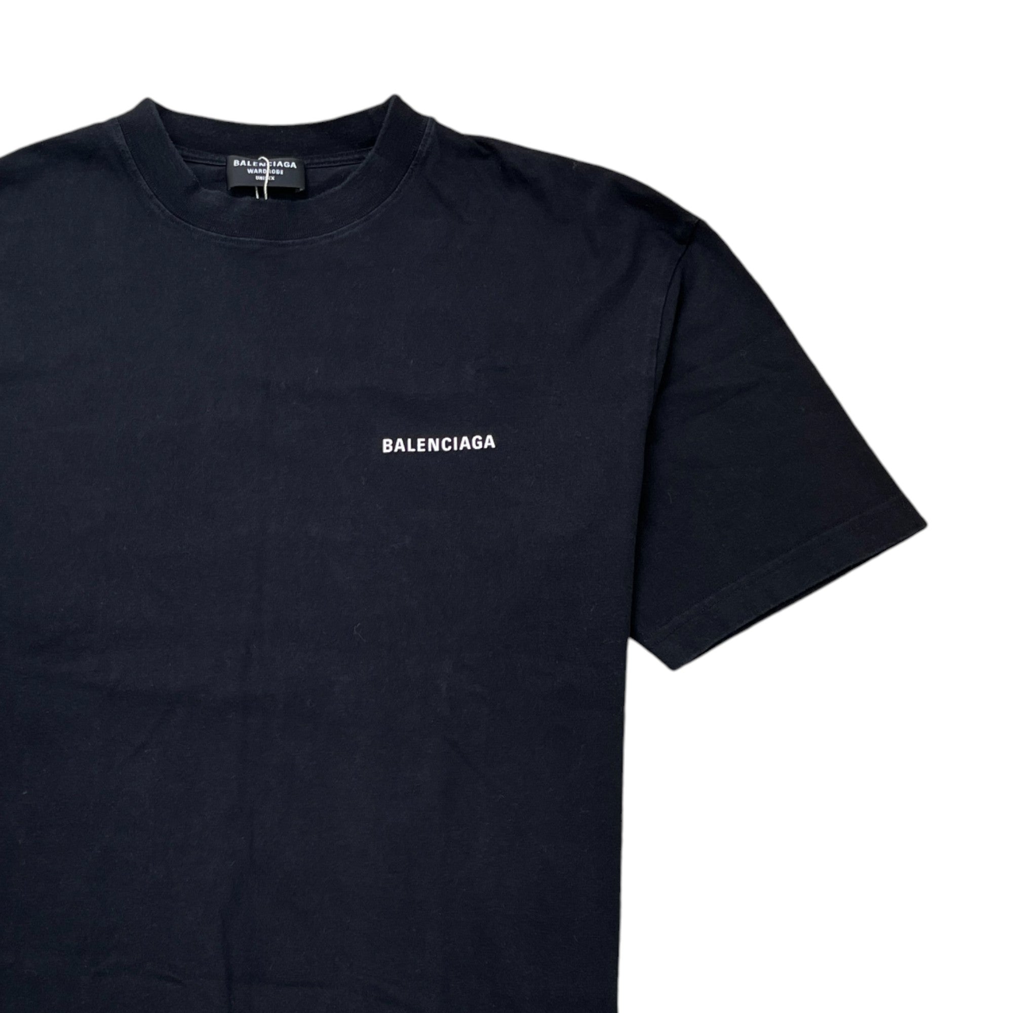 Men's Logo Print T-Shirt Black Size S