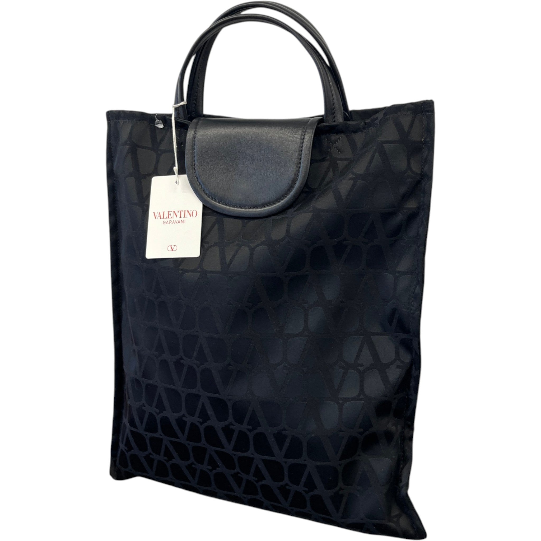 Women's Monogram Tote Bag Black
