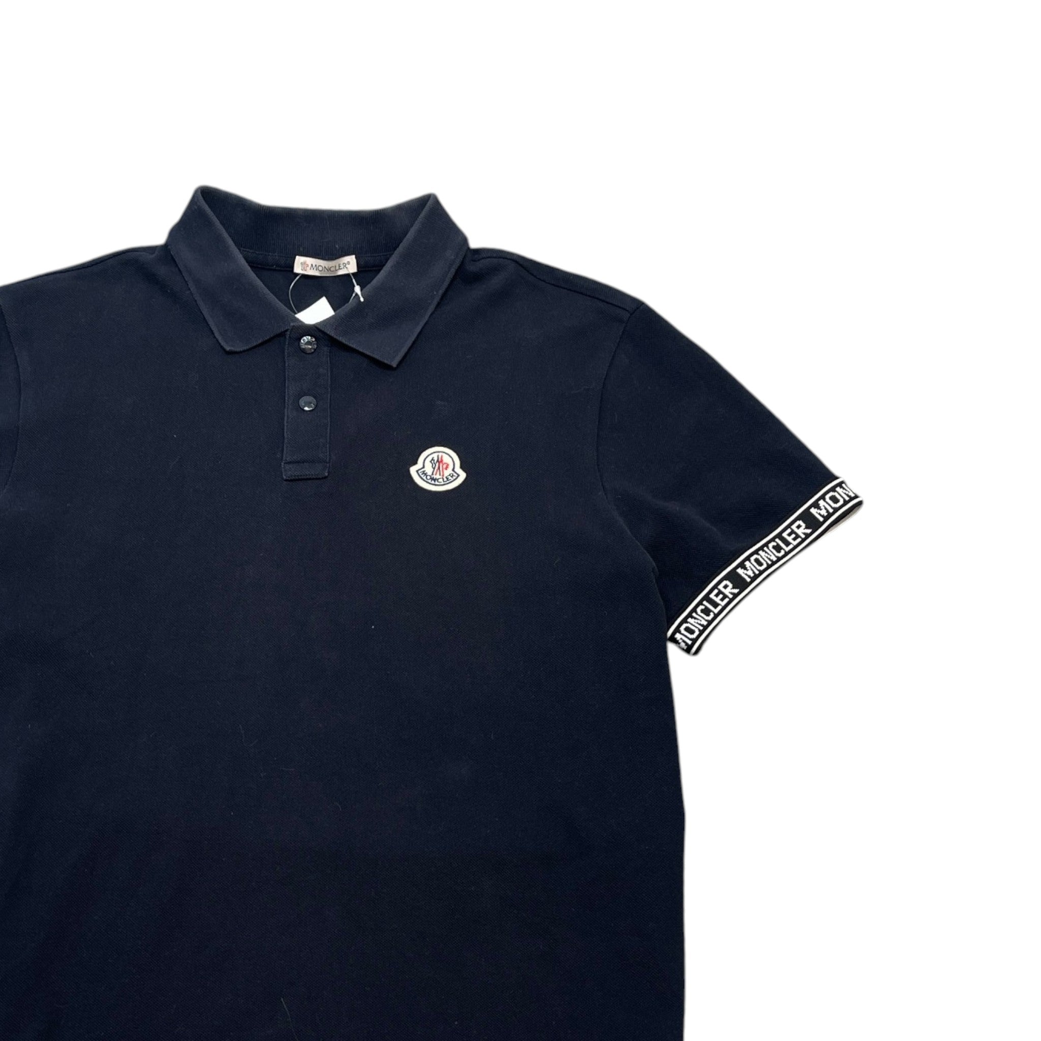 Men's Maglia Polo Shirt Navy Size L
